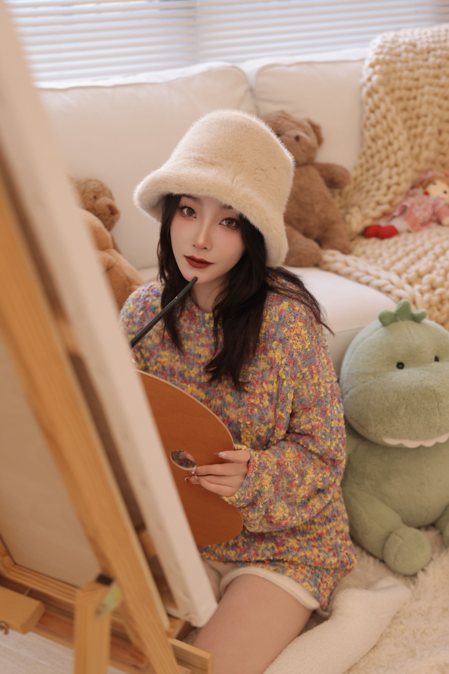 图片[3]-一吱小轩 – 《居家少女》[26P]-COS写真在线网