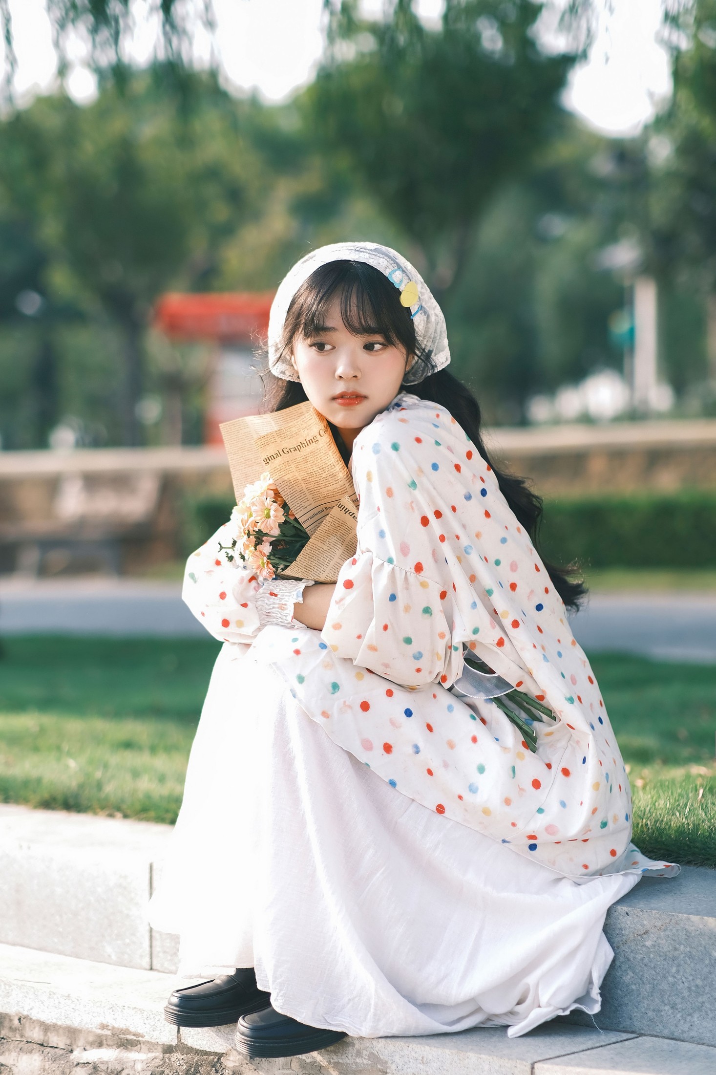 图片[4]-大白啵啵 – 《青春的颜色，是热烈的彩色呀》[27P]-COS写真在线网