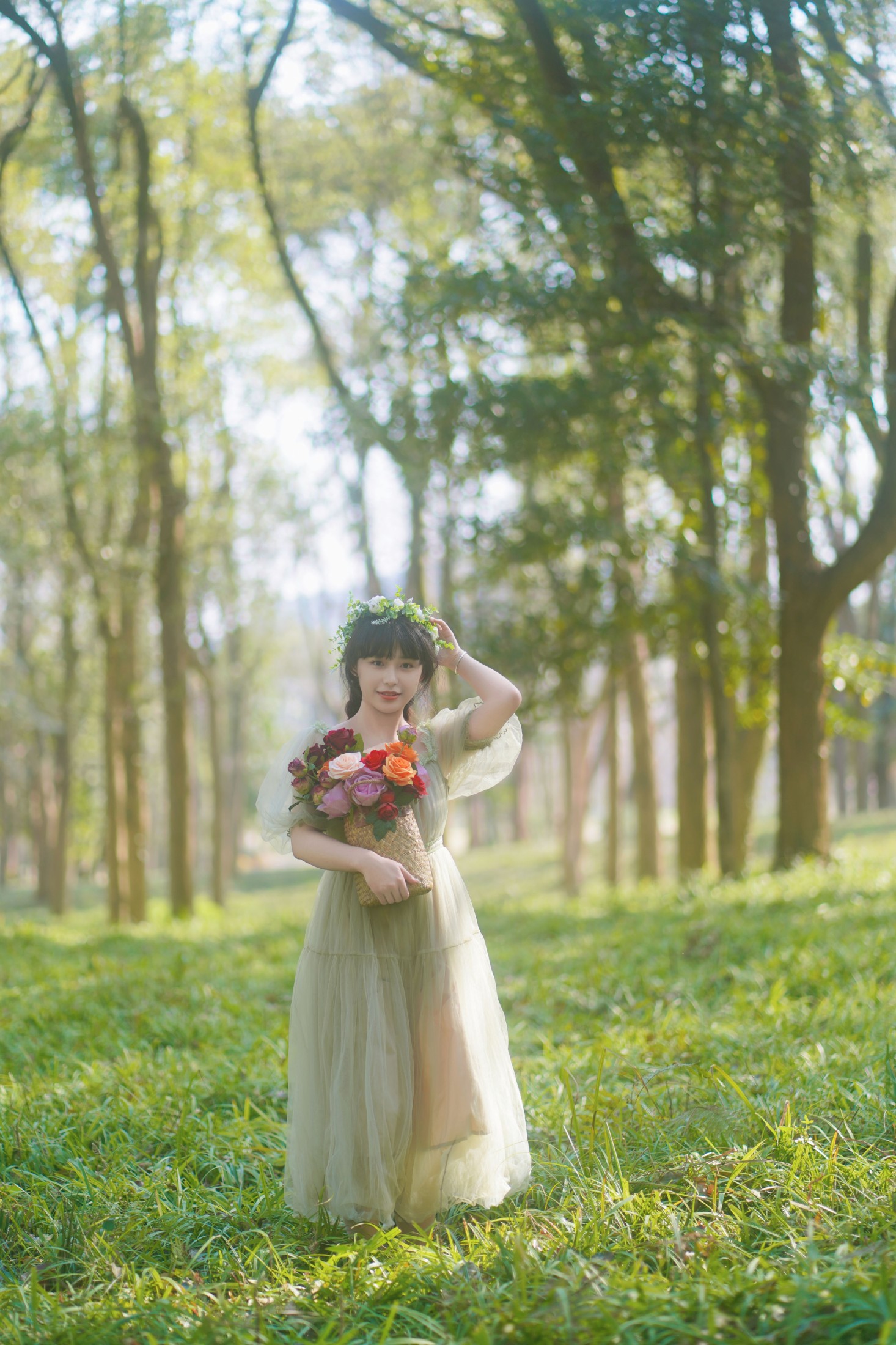图片[3]-不困妮妮 – 《绿》[25P]-COS写真在线网