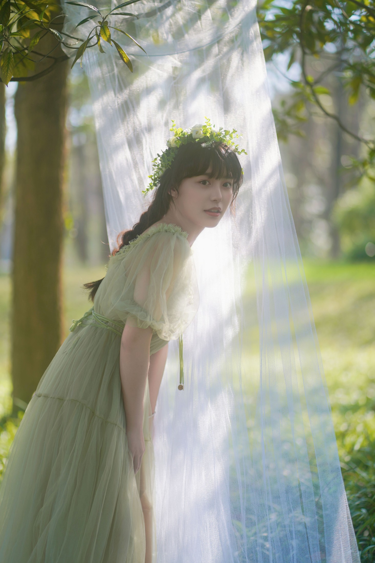 图片[5]-不困妮妮 – 《绿》[25P]-COS写真在线网