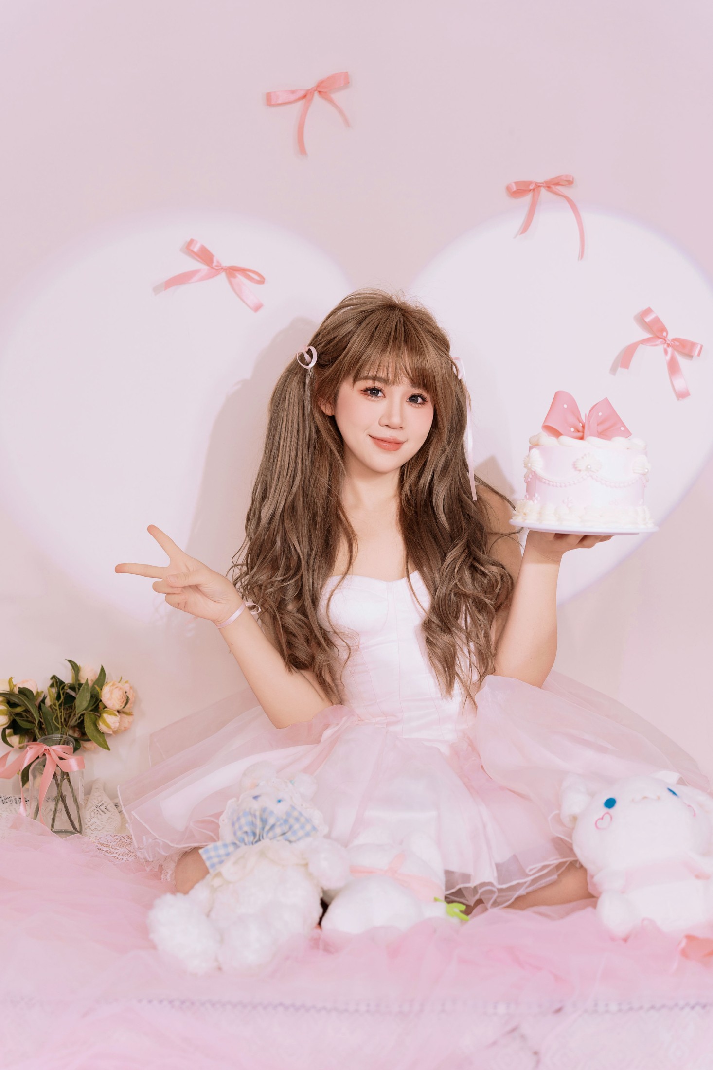 图片[5]-泡芙小方 – 《粉心》[27P]-COS写真在线网