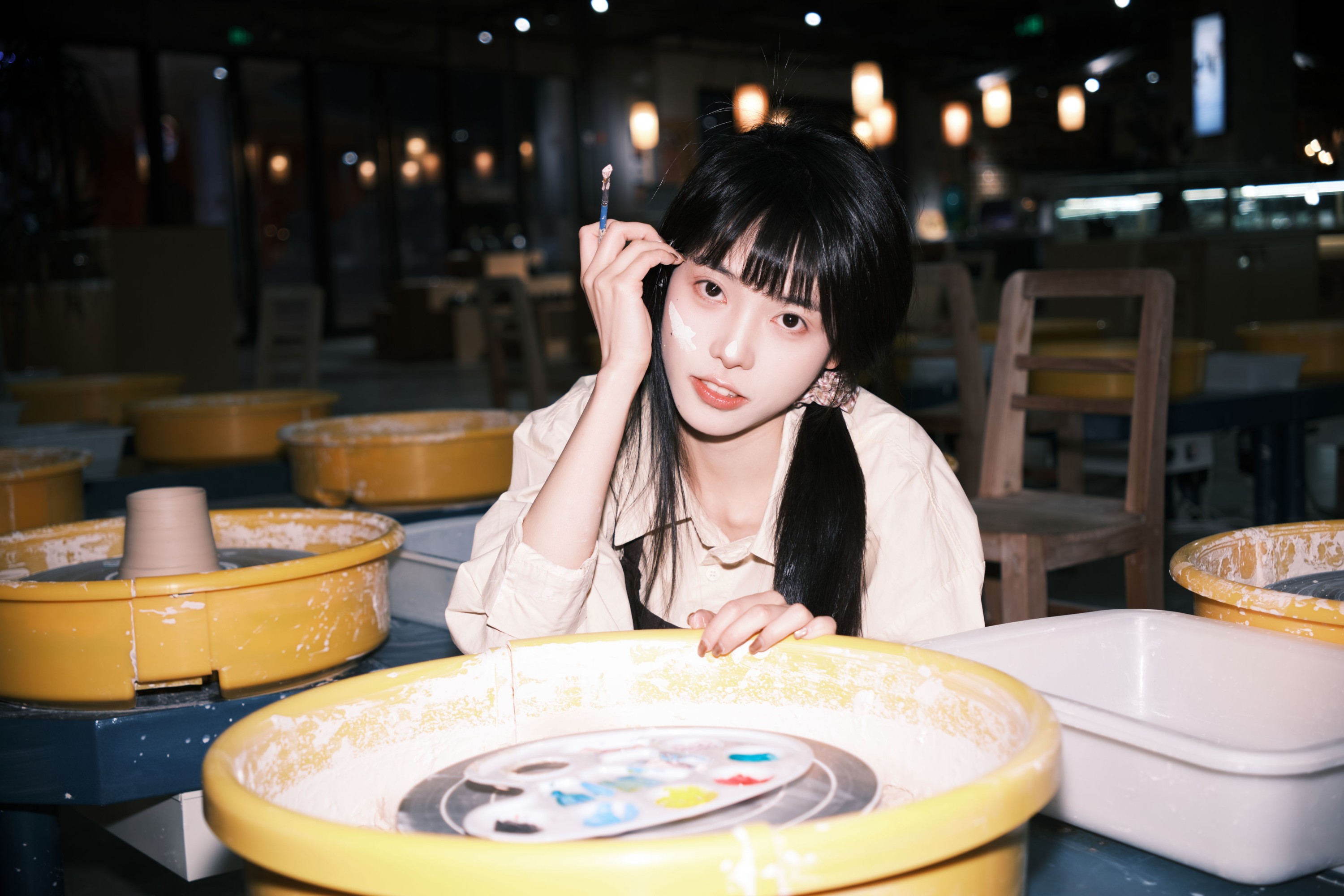 图片[4]-小松麻奈 – 《陶艺时光》[50P]-COS写真在线网