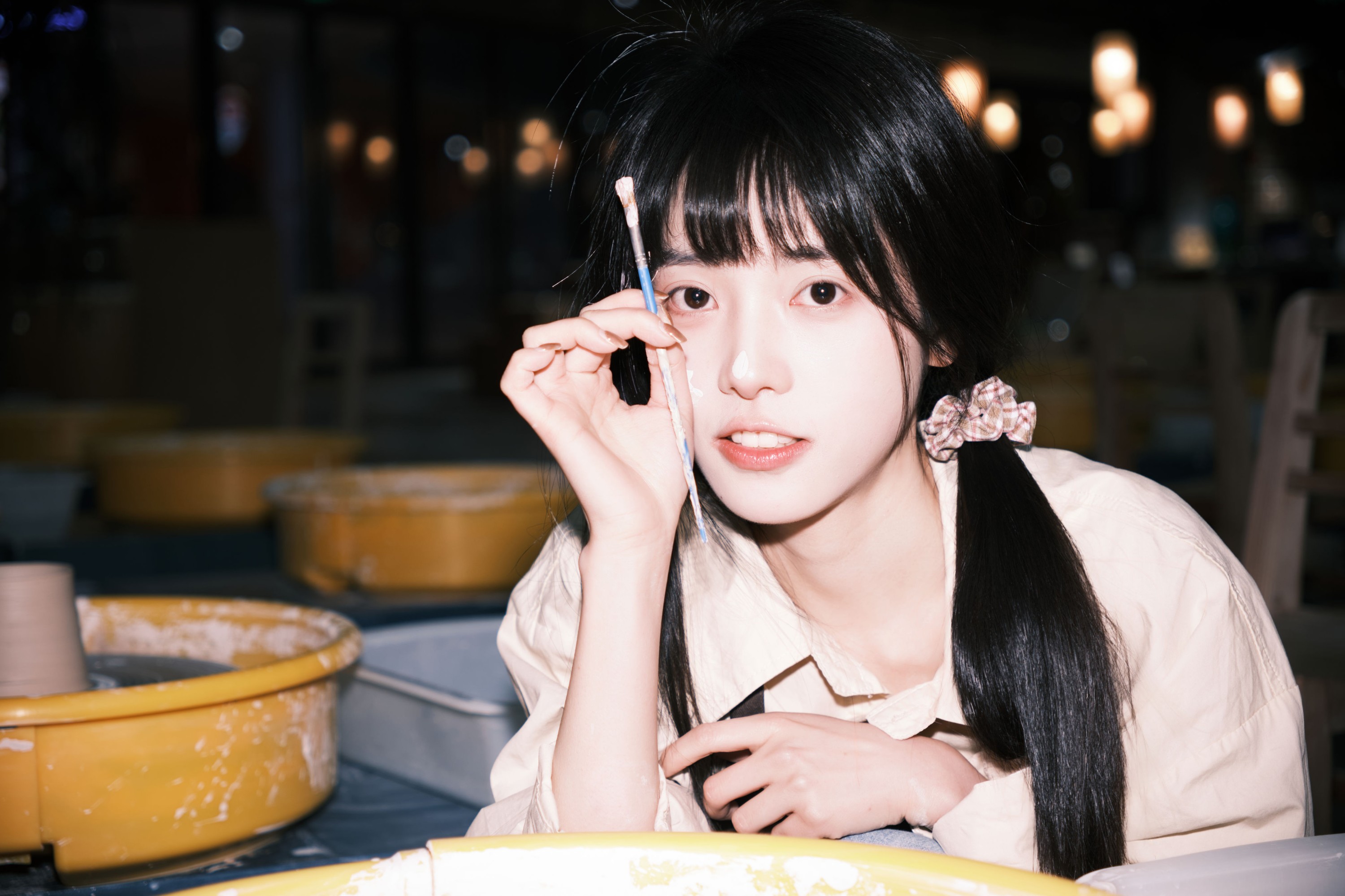 图片[3]-小松麻奈 – 《陶艺时光》[50P]-COS写真在线网