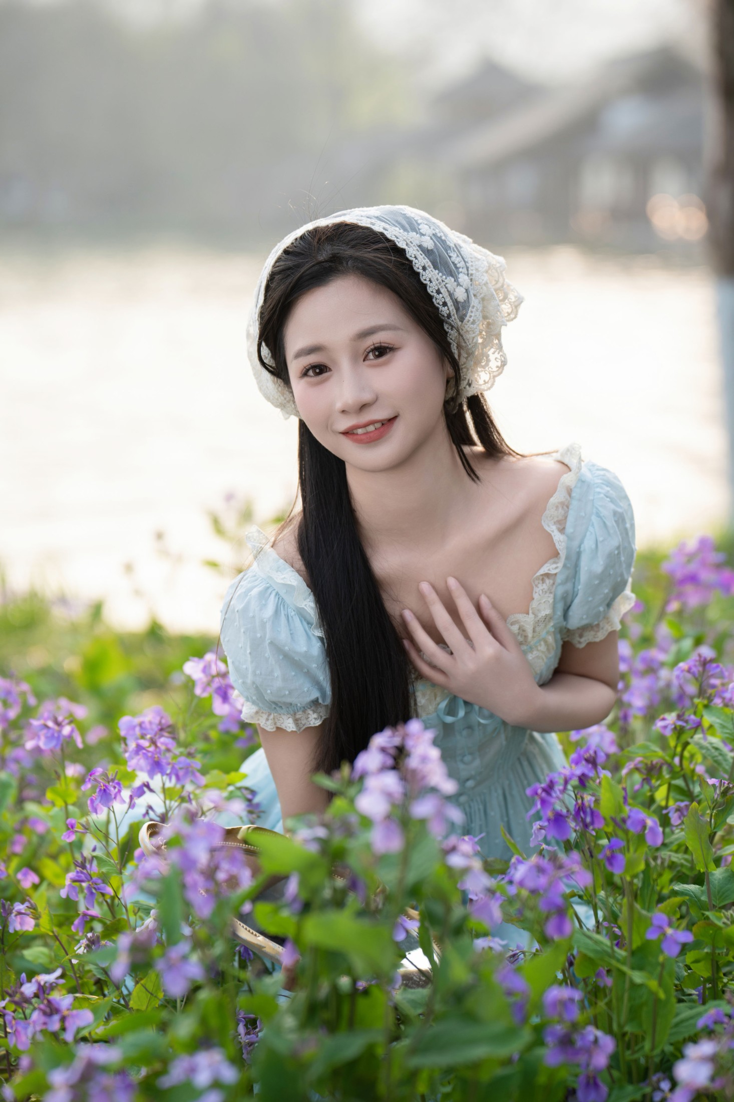 图片[3]-橙子舒 – 《水边二月兰》[24P]-COS写真在线网