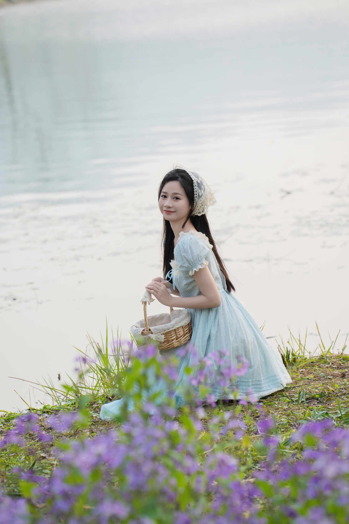 图片[6]-橙子舒 – 《水边二月兰》[24P]-COS写真在线网