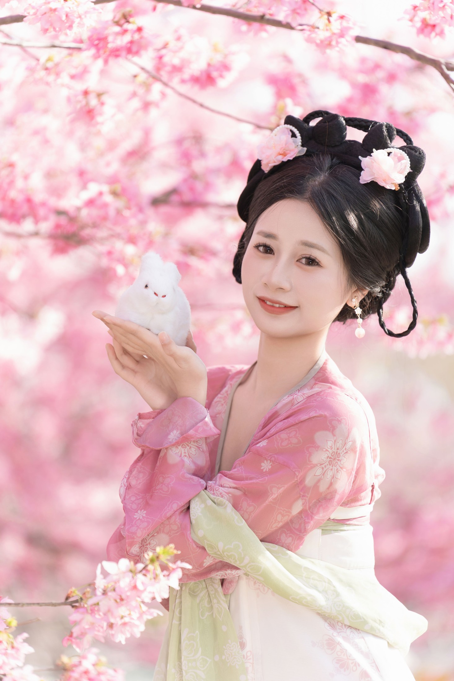 图片[5]-橙子舒 – 《樱花汉服》[23P]-COS写真在线网