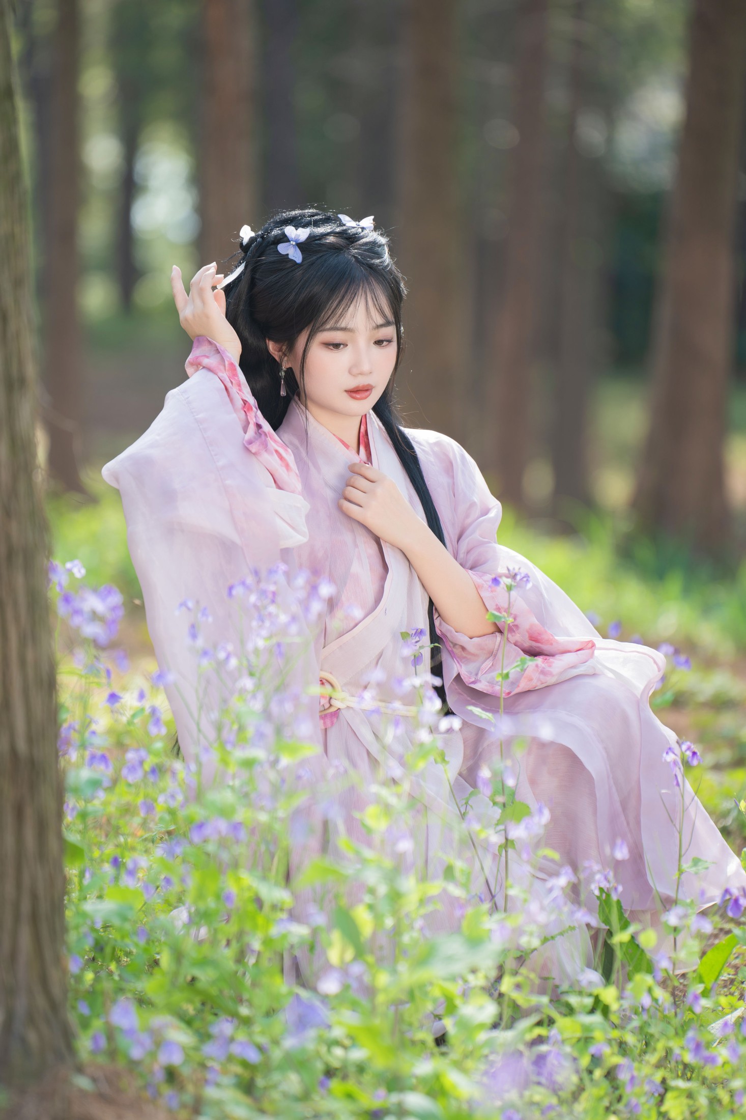 图片[4]-小欧O – 《紫色小花》[30P]-COS写真在线网