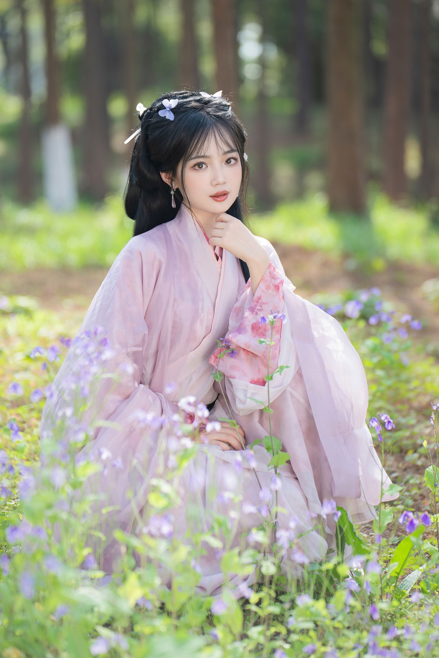 图片[3]-小欧O – 《紫色小花》[30P]-COS写真在线网