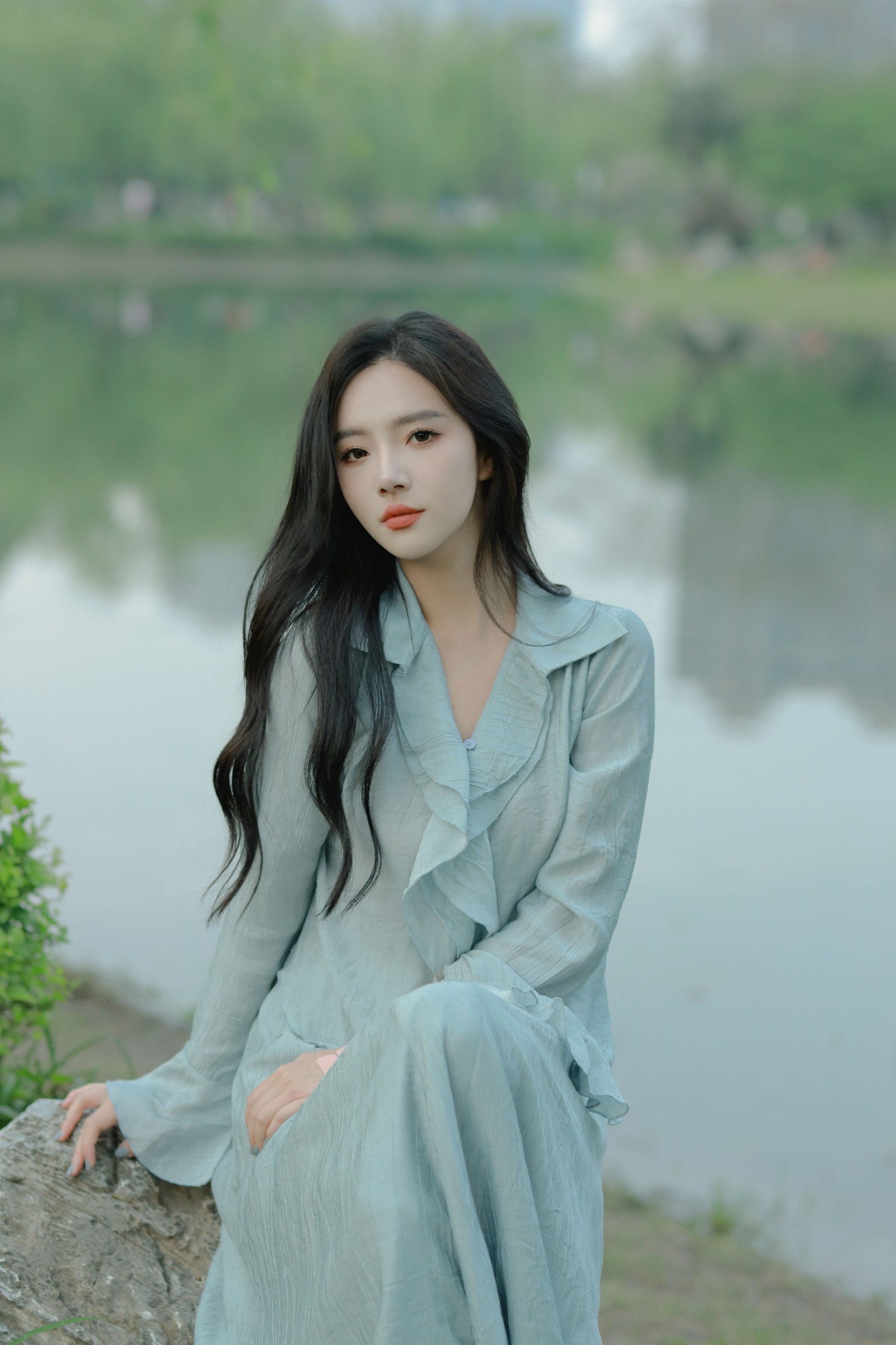 图片[5]-Elaine – 《蓝绿春天》[22P]-COS写真在线网