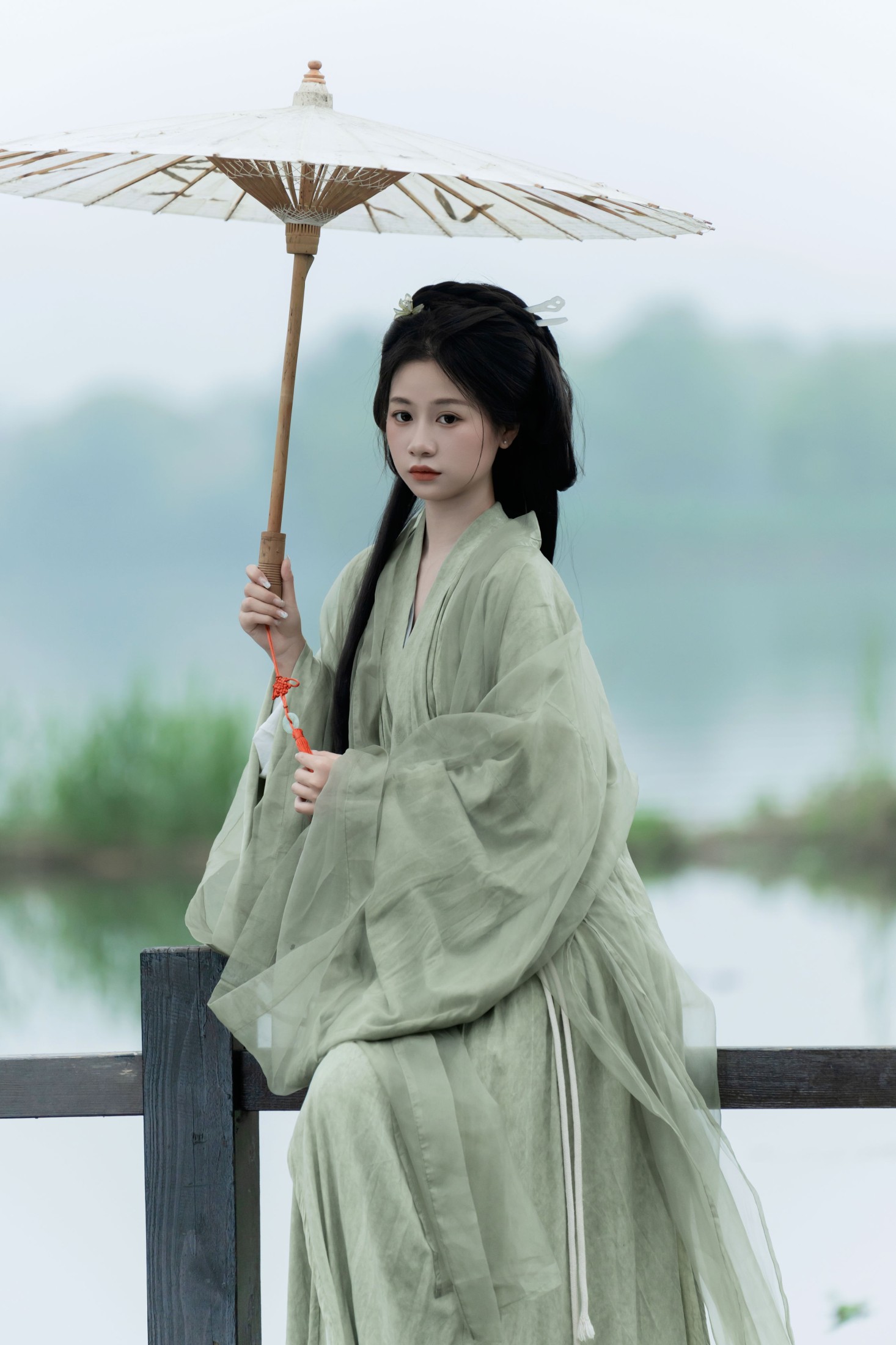 图片[4]-橙子舒 – 《绿色烟雨中》[23P]-COS写真在线网