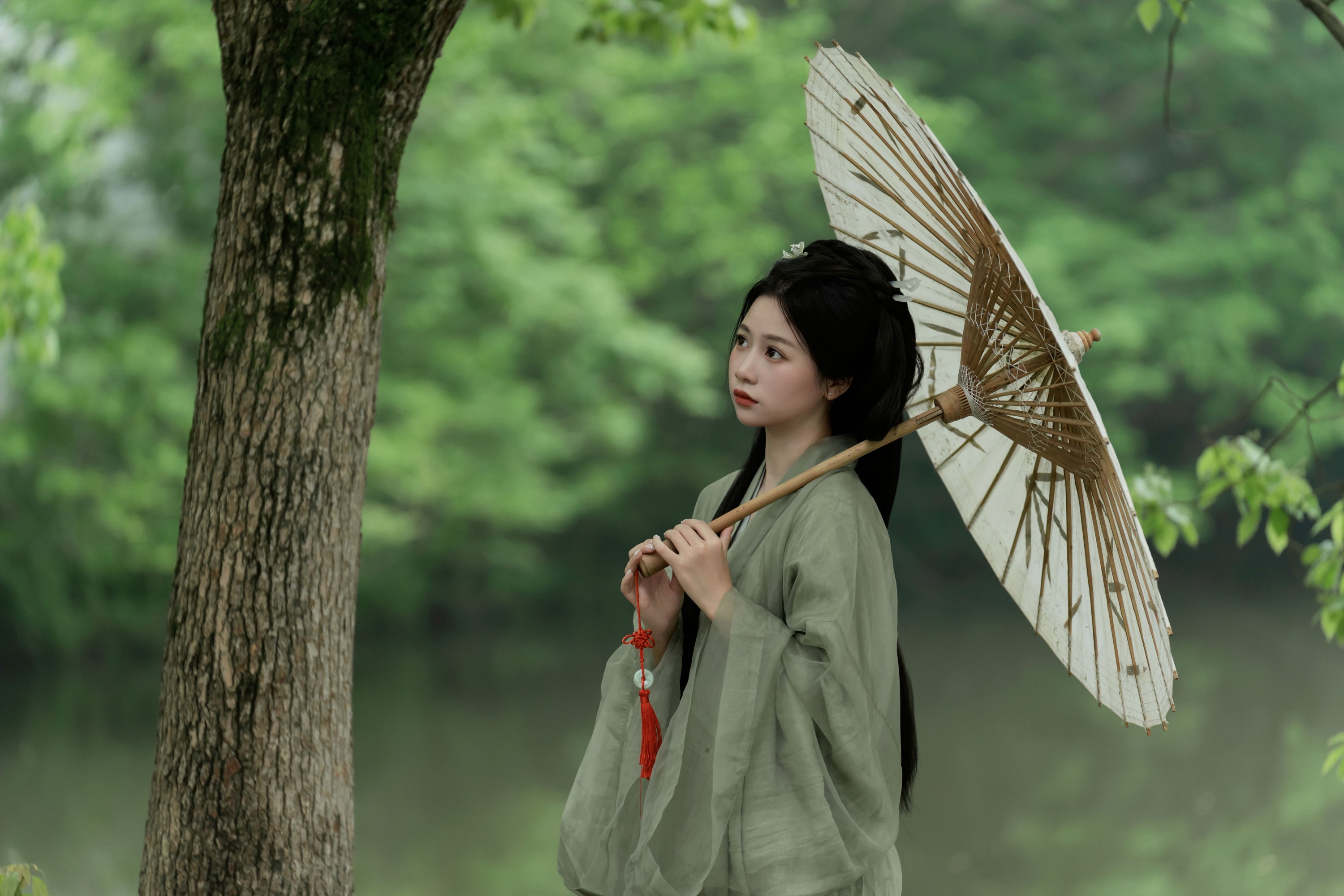 图片[5]-橙子舒 – 《绿色烟雨中》[23P]-COS写真在线网