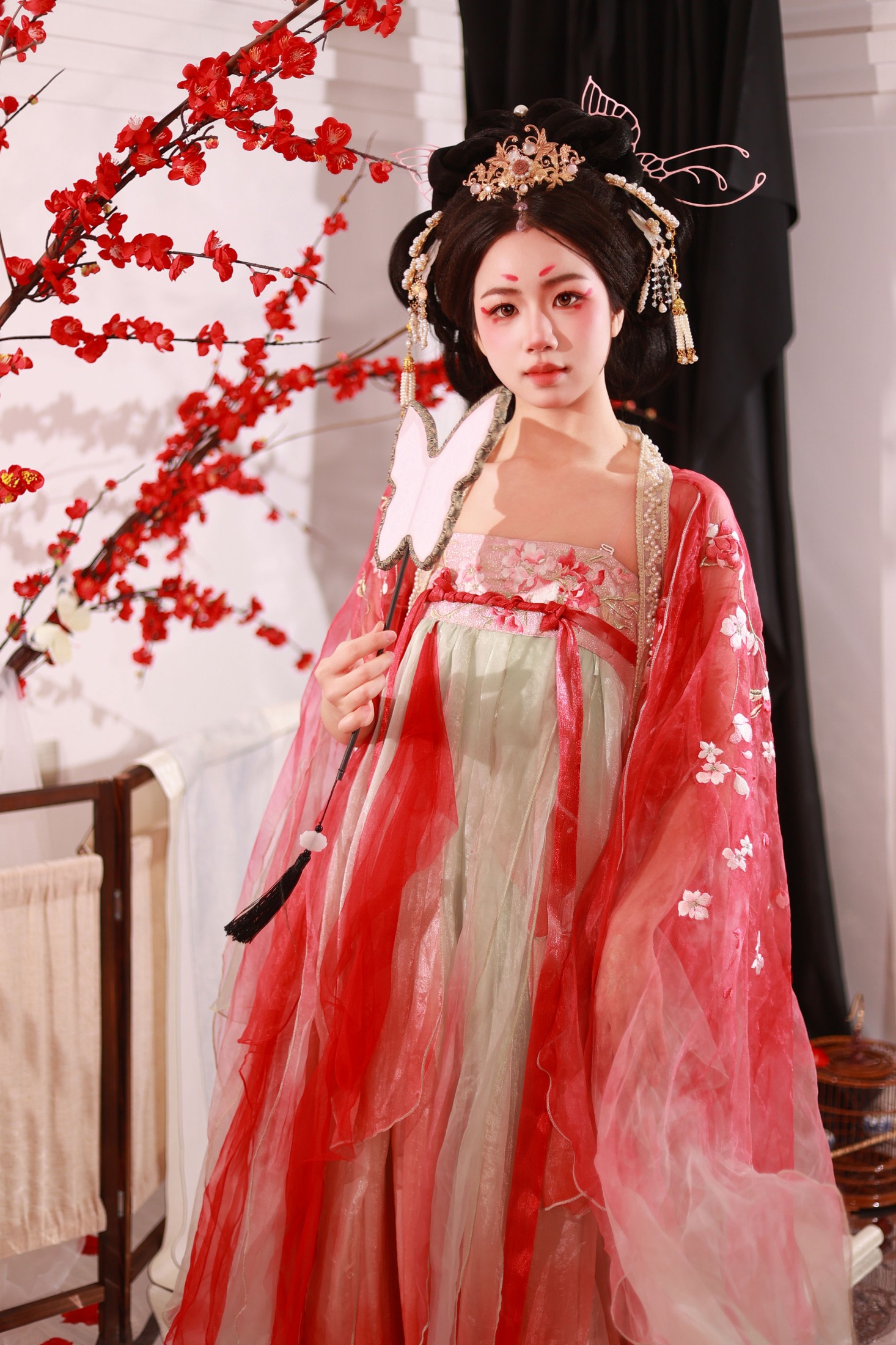 图片[3]-小杜同学 – 《红梅舞》[25P]-COS写真在线网