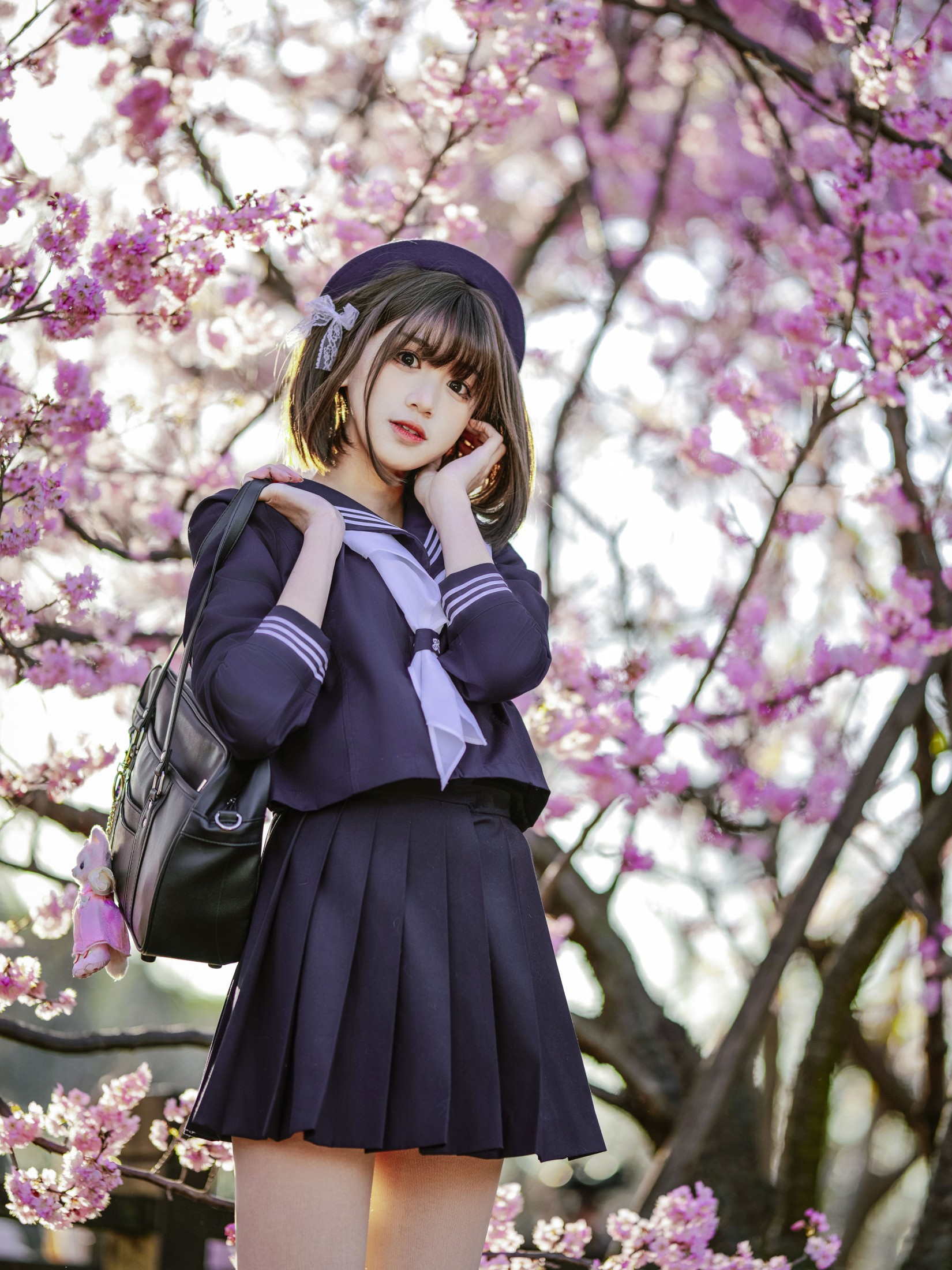 图片[3]-吞树梅 – 《樱花树下JK》[26P]-COS写真在线网