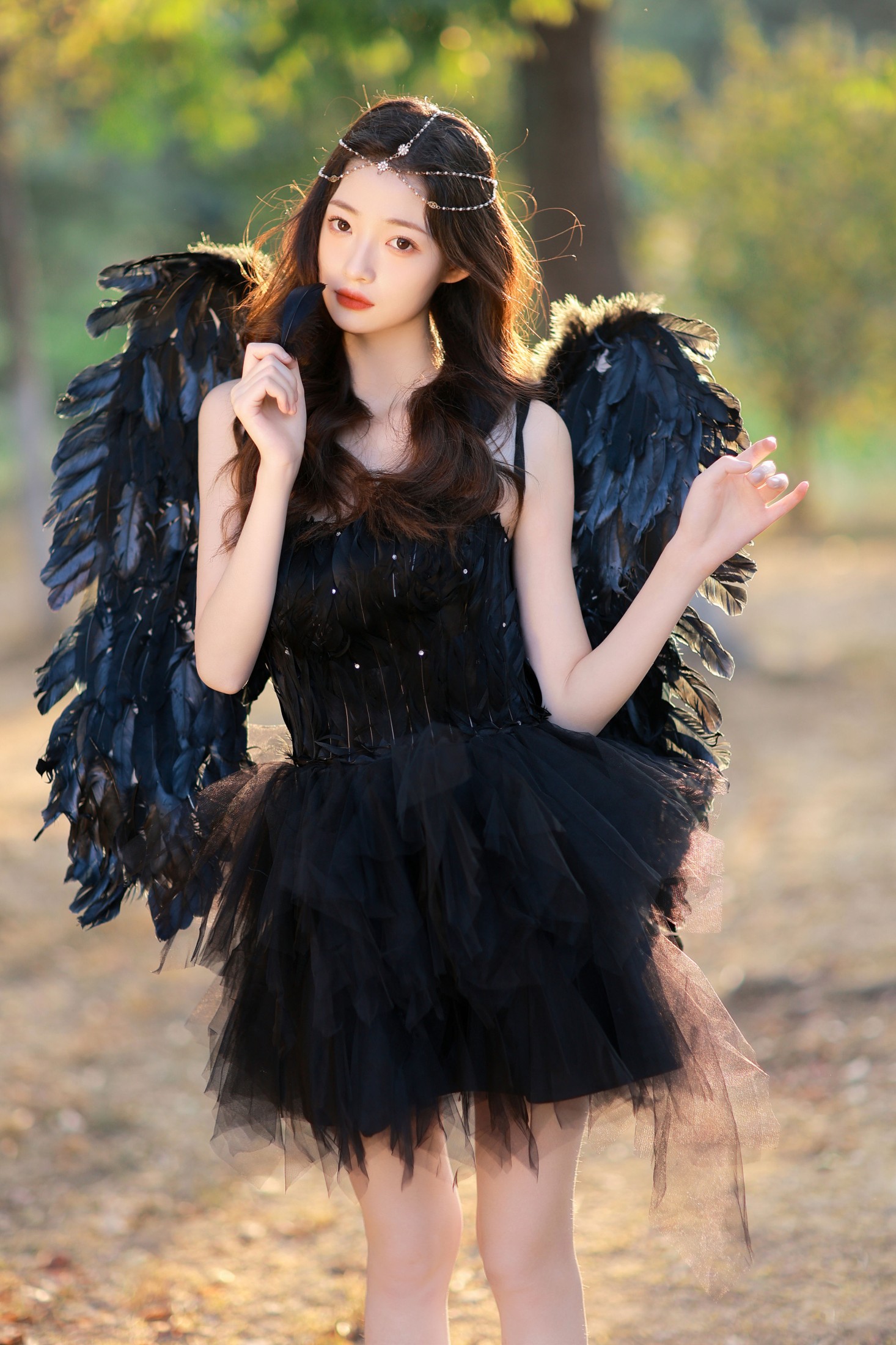 图片[4]-小呆同学 – 《黑天使》[24P]-COS写真在线网