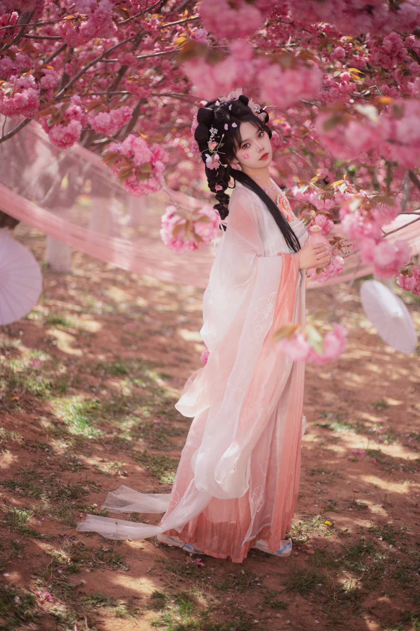 图片[3]-婉仪 – 《十二花神之桃花》[26P]-COS写真在线网
