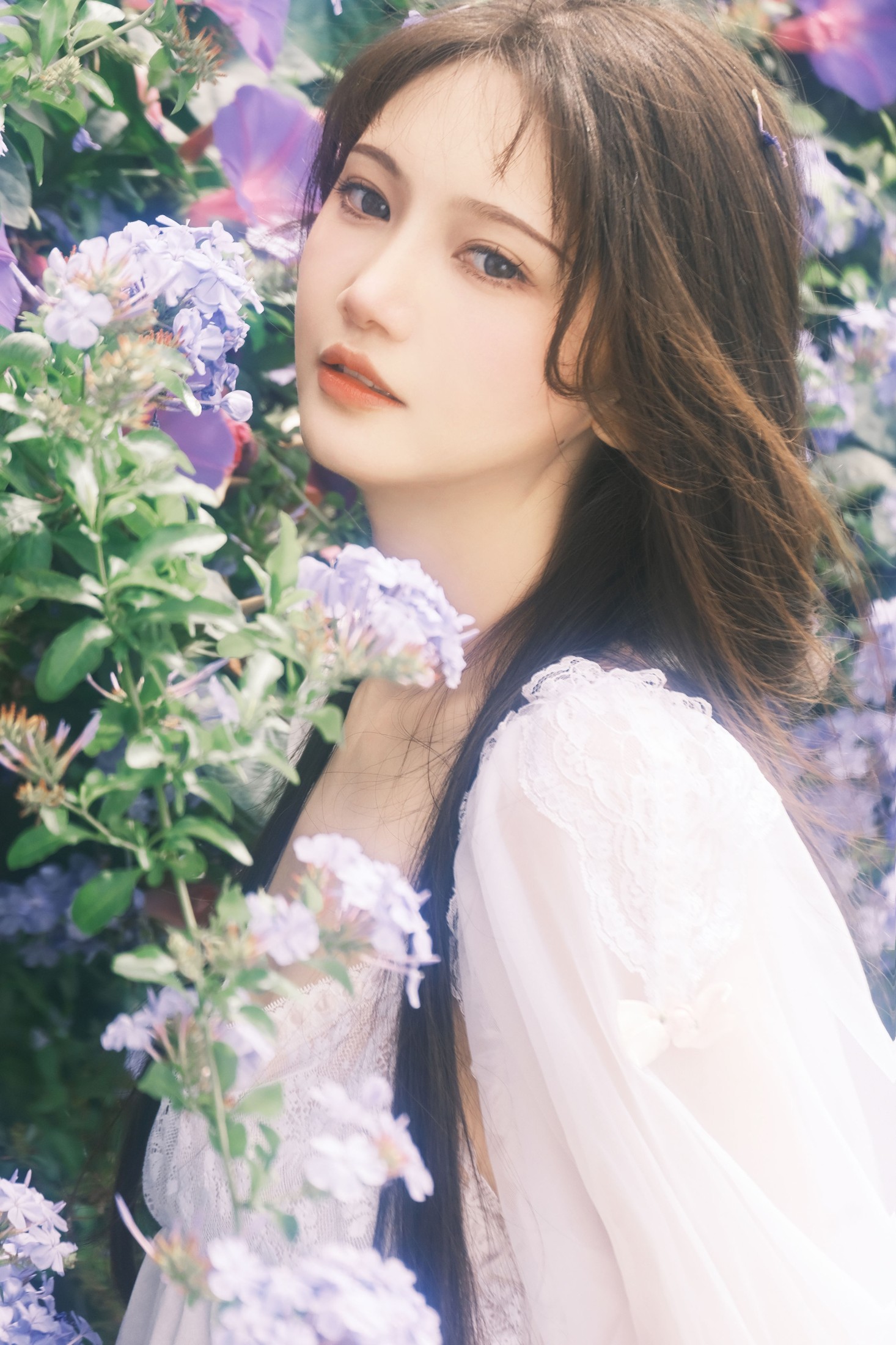 图片[3]-爱拍照的晓十 – 《蓝雪花》[20P]-COS写真在线网