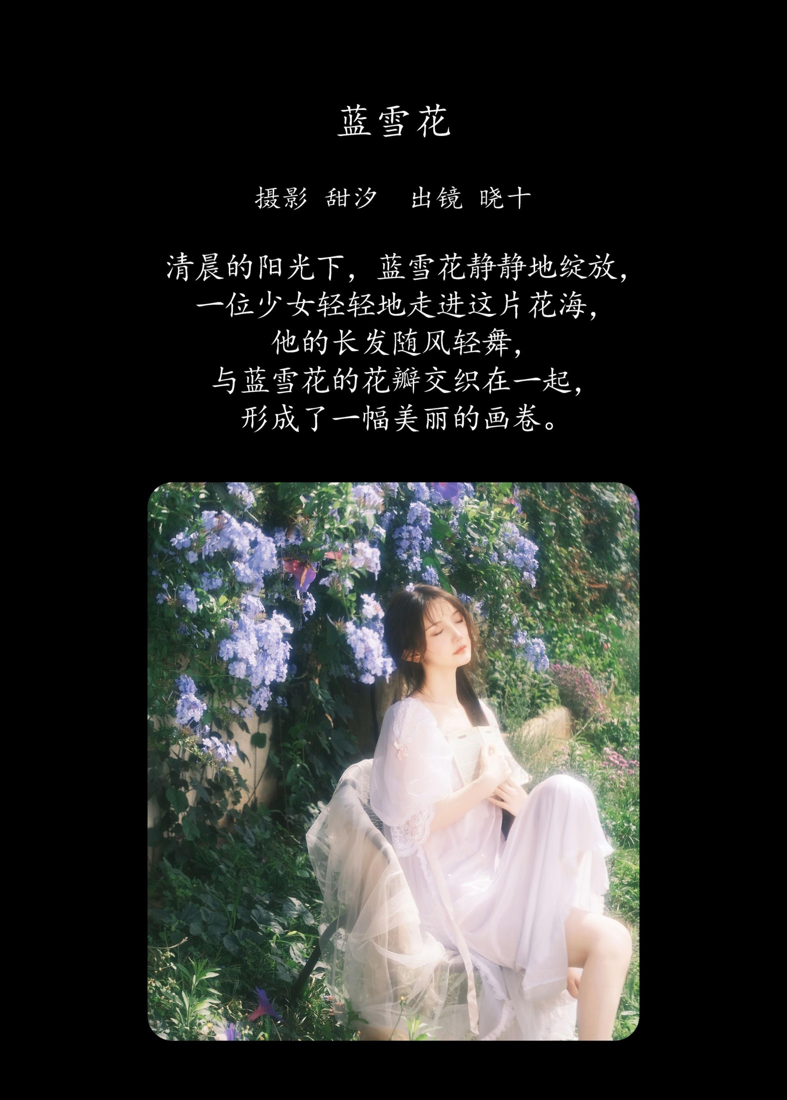 图片[2]-爱拍照的晓十 – 《蓝雪花》[20P]-COS写真在线网