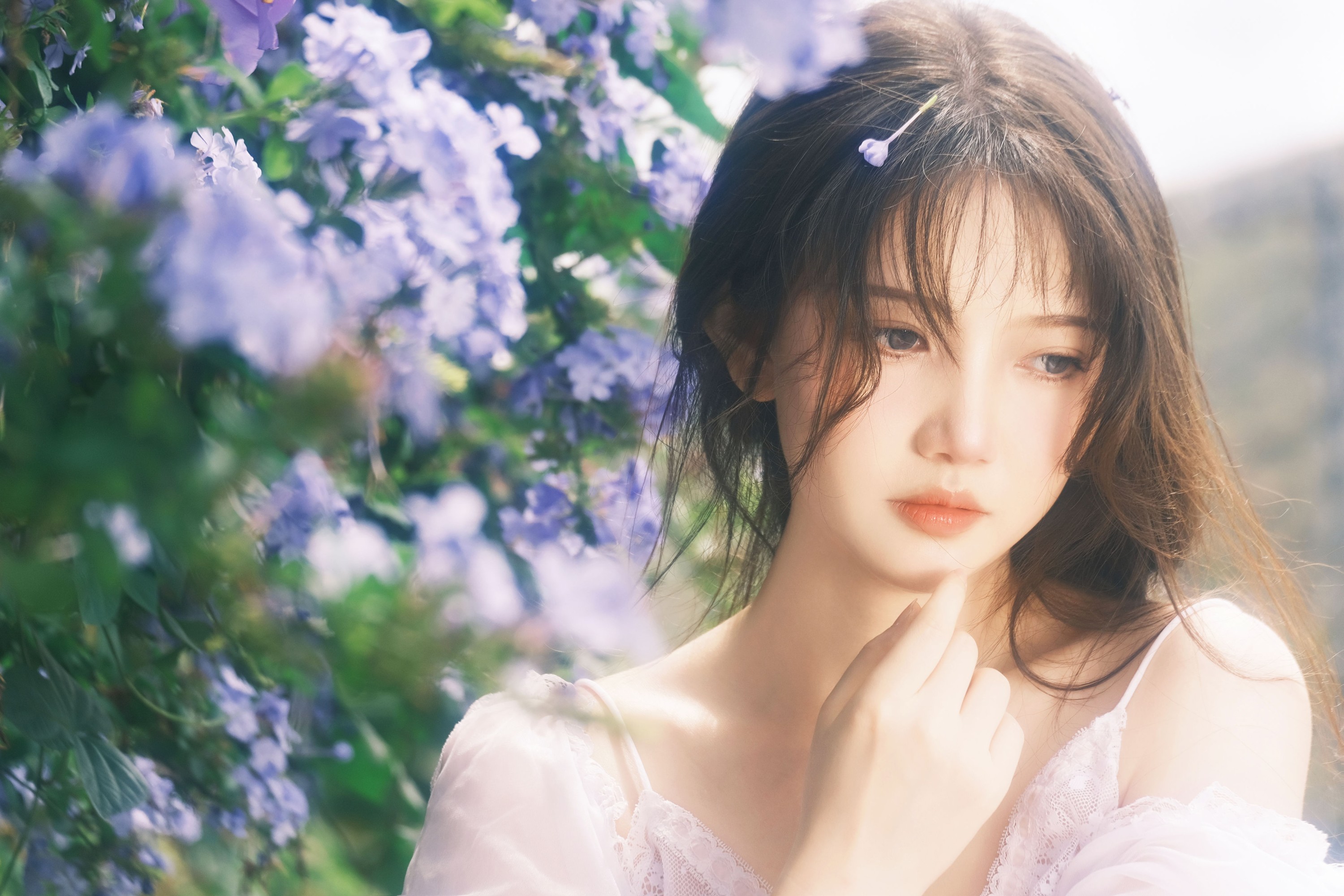 图片[4]-爱拍照的晓十 – 《蓝雪花》[20P]-COS写真在线网