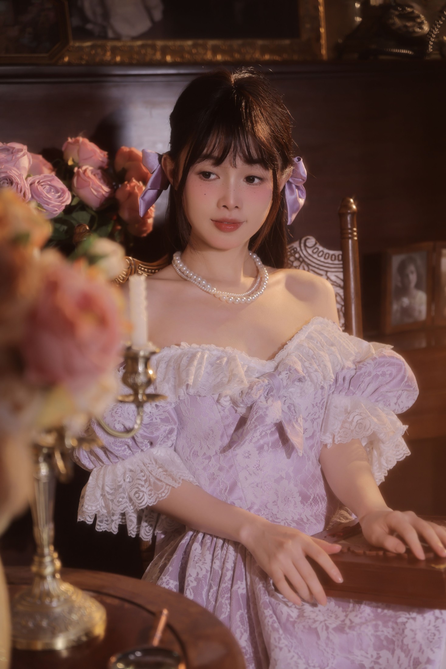 图片[4]-酸奶加心好好次 – 《紫色》[24P]-COS写真在线网