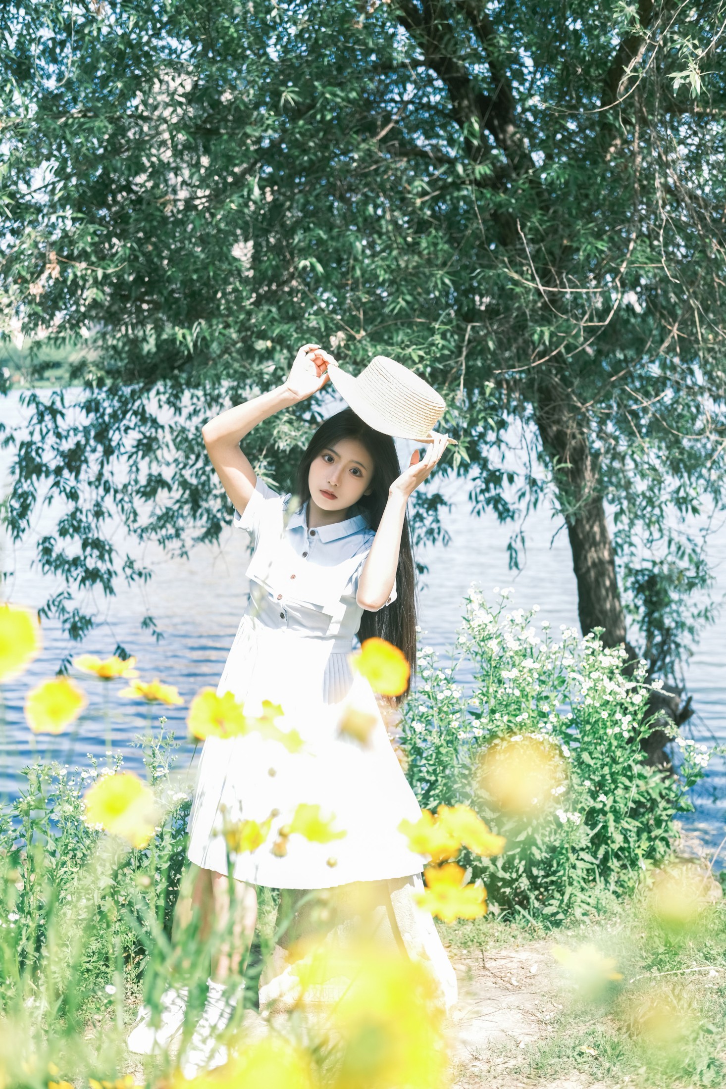 图片[3]-木柚柚 – 《夏天裙摆金鸡菊》[26P]-COS写真在线网