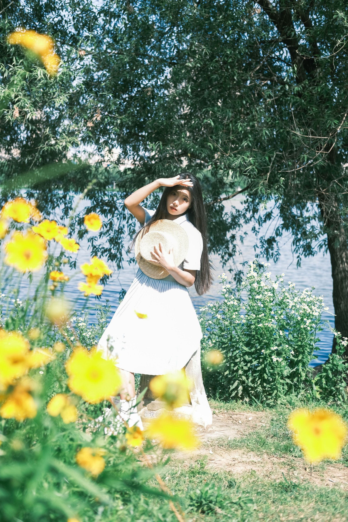 图片[4]-木柚柚 – 《夏天裙摆金鸡菊》[26P]-COS写真在线网
