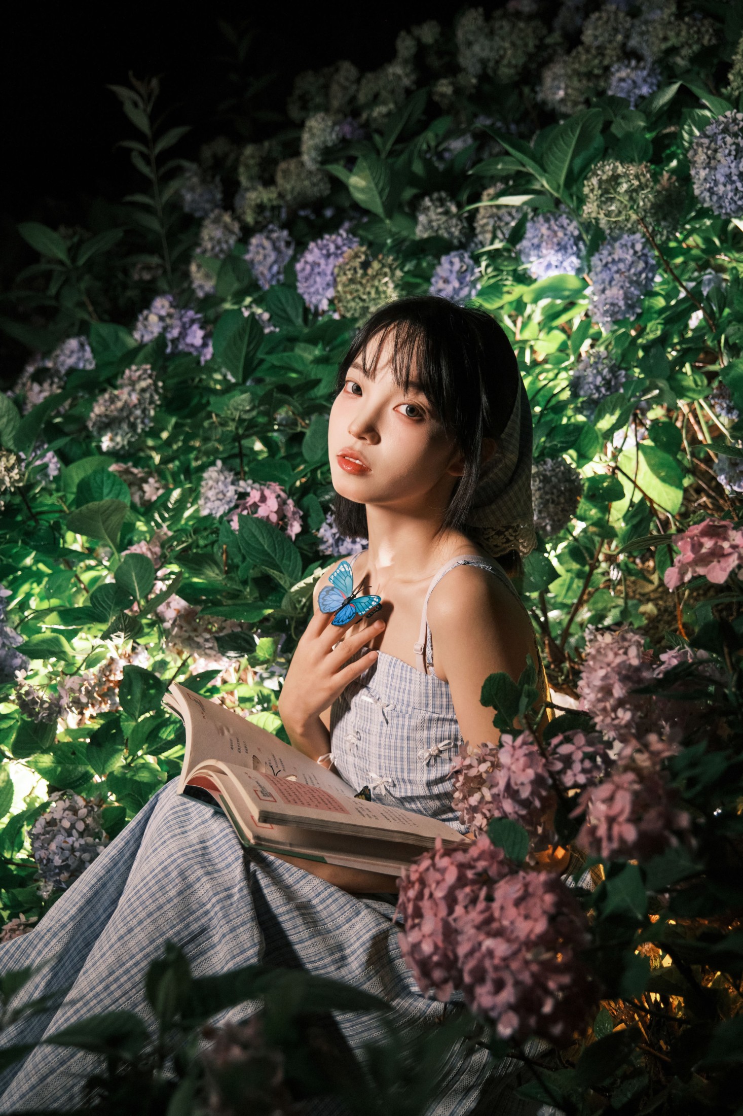 图片[3]-久菜盒子 – 《夜拍绣球》[31P]-COS写真在线网