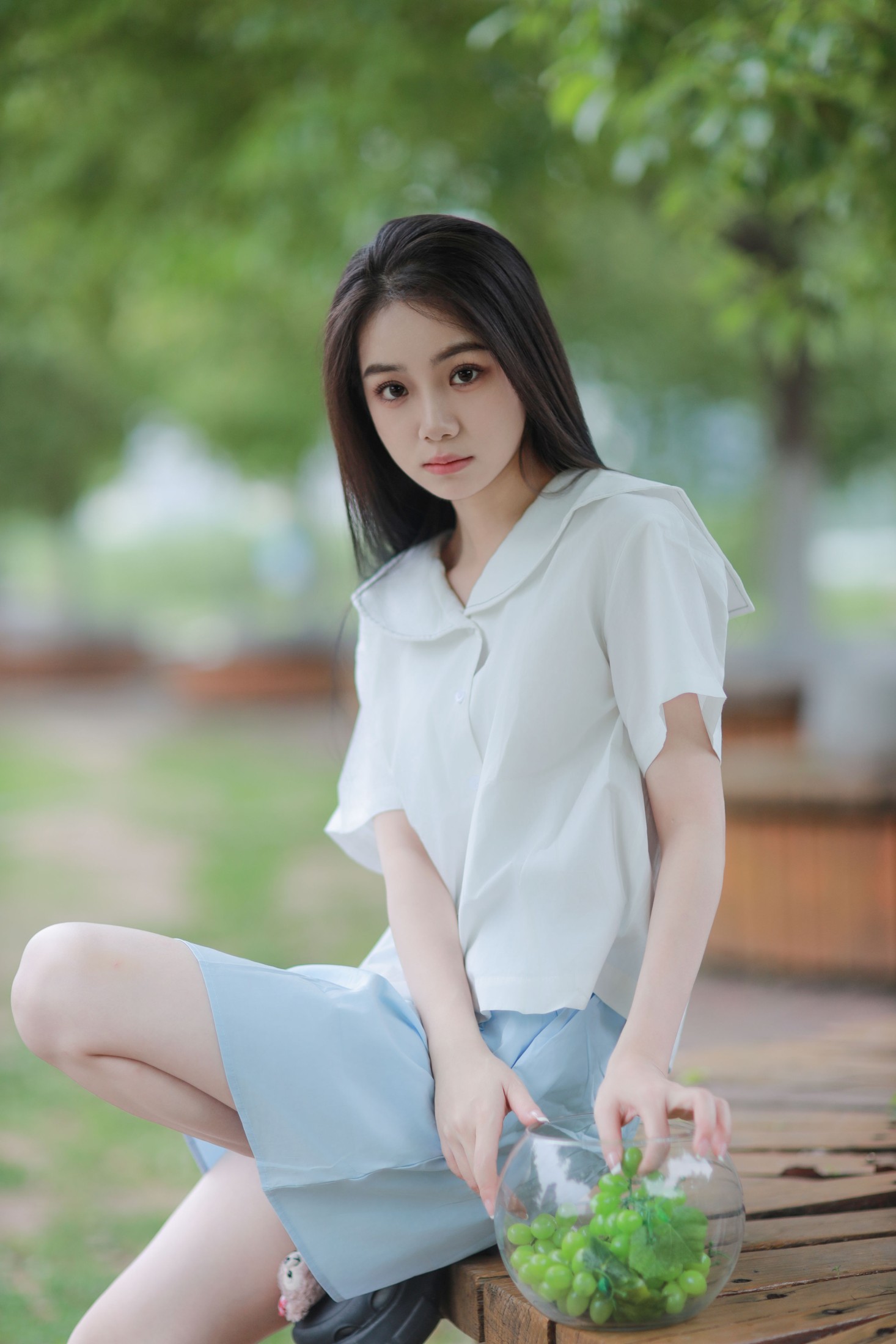 图片[5]-我不刷鸟 – 《树荫下的清爽夏日》[28P]-COS写真在线网