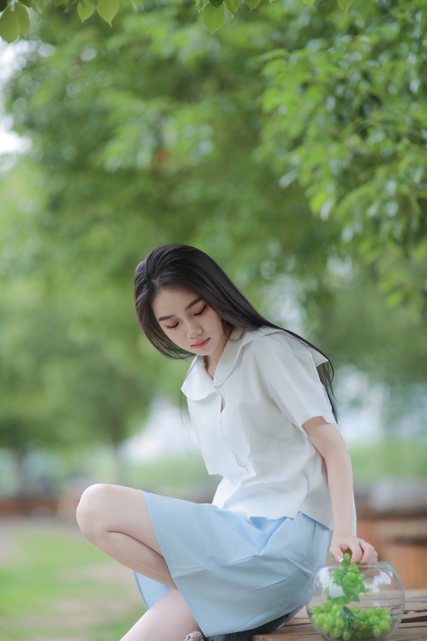 图片[4]-我不刷鸟 – 《树荫下的清爽夏日》[28P]-COS写真在线网