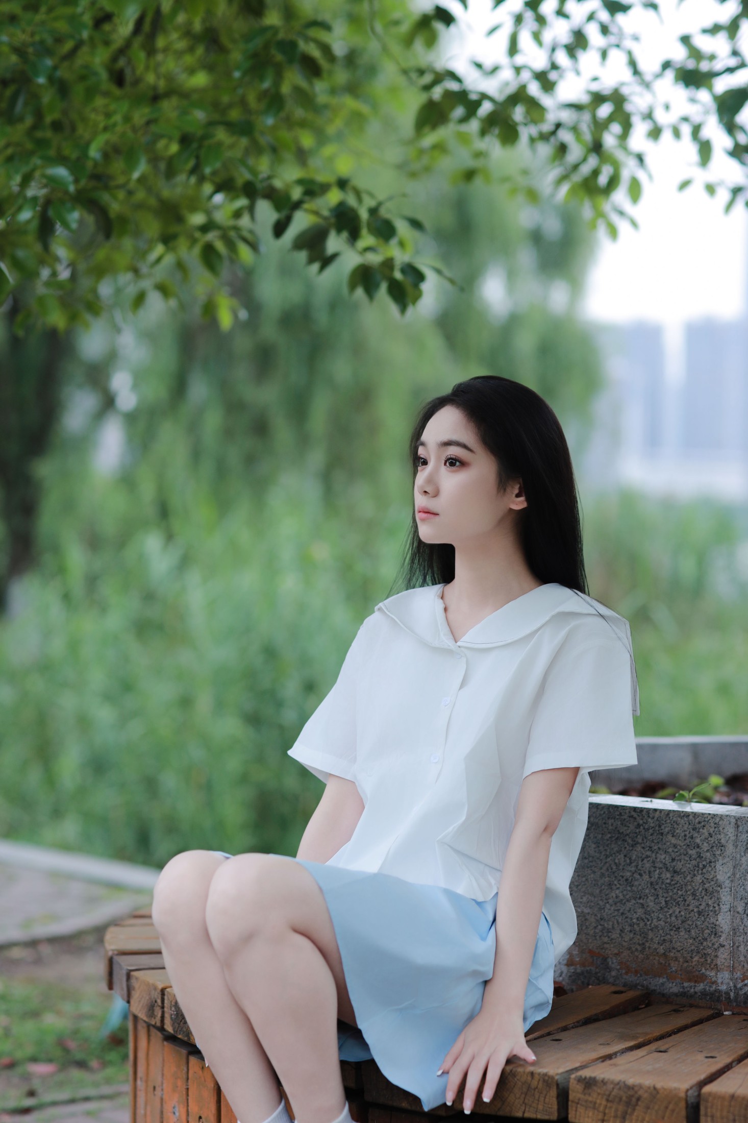 图片[3]-我不刷鸟 – 《树荫下的清爽夏日》[28P]-COS写真在线网