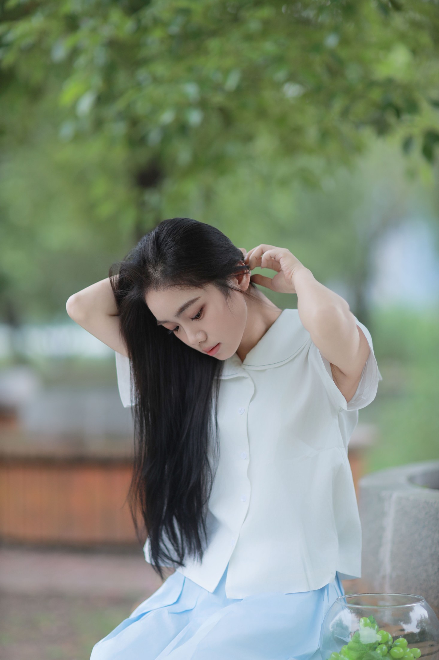 图片[6]-我不刷鸟 – 《树荫下的清爽夏日》[28P]-COS写真在线网