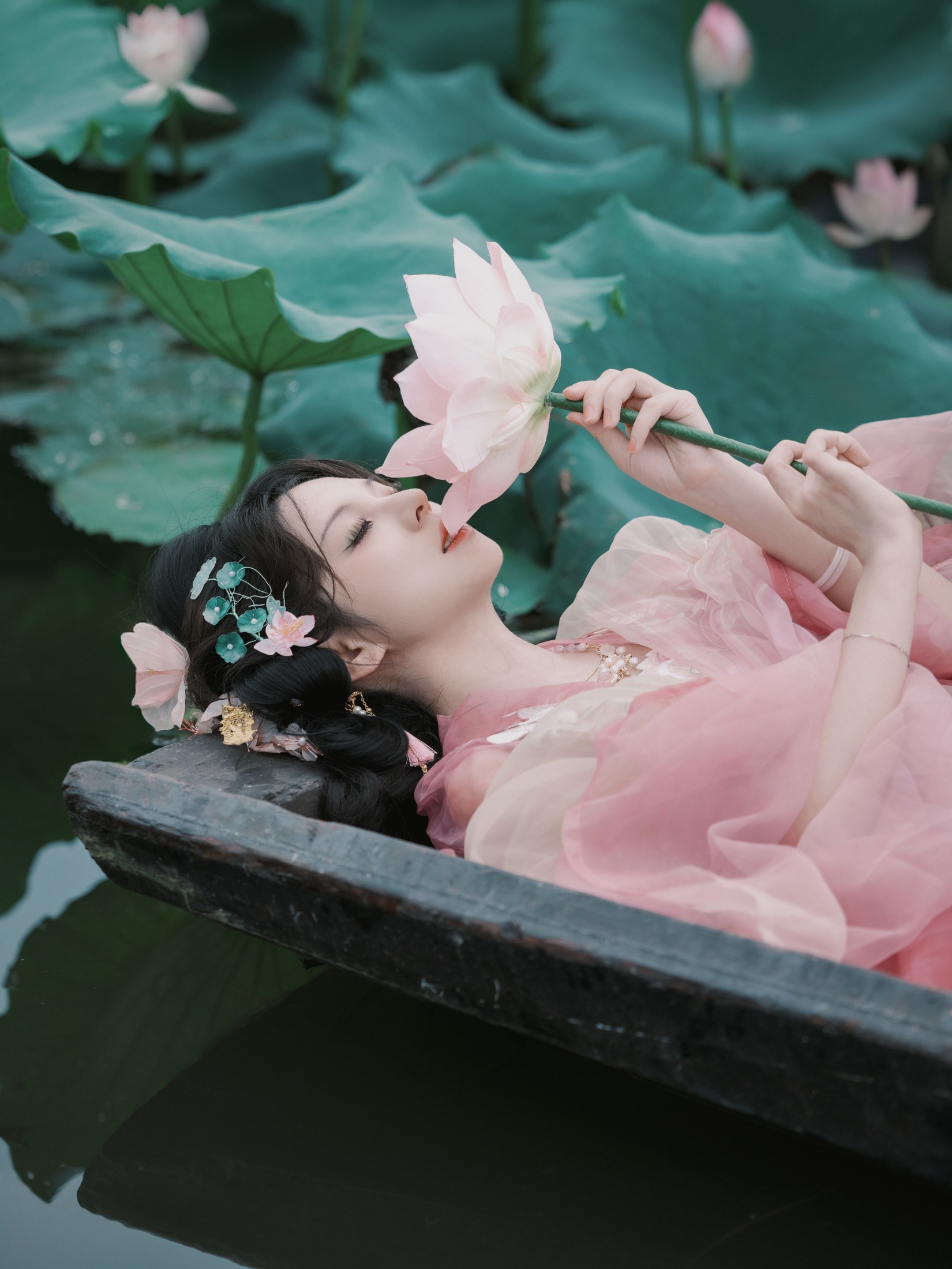 图片[5]-MINI蜜丽 – 《荷塘畔影》[28P]-COS写真在线网