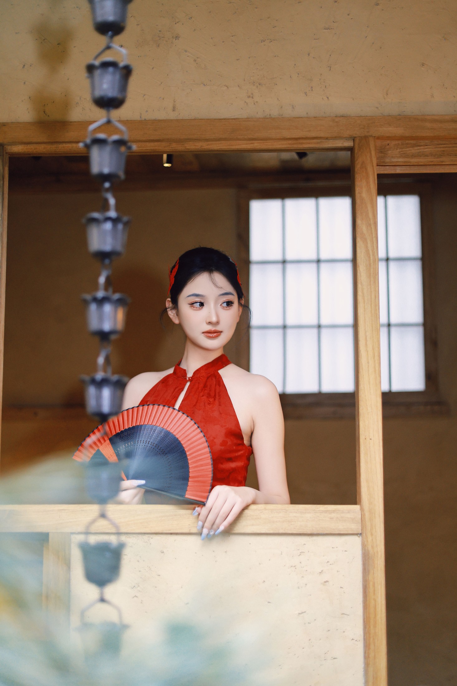 图片[4]-团几 – 《剪纸新中式旗袍》[23P]-COS写真在线网