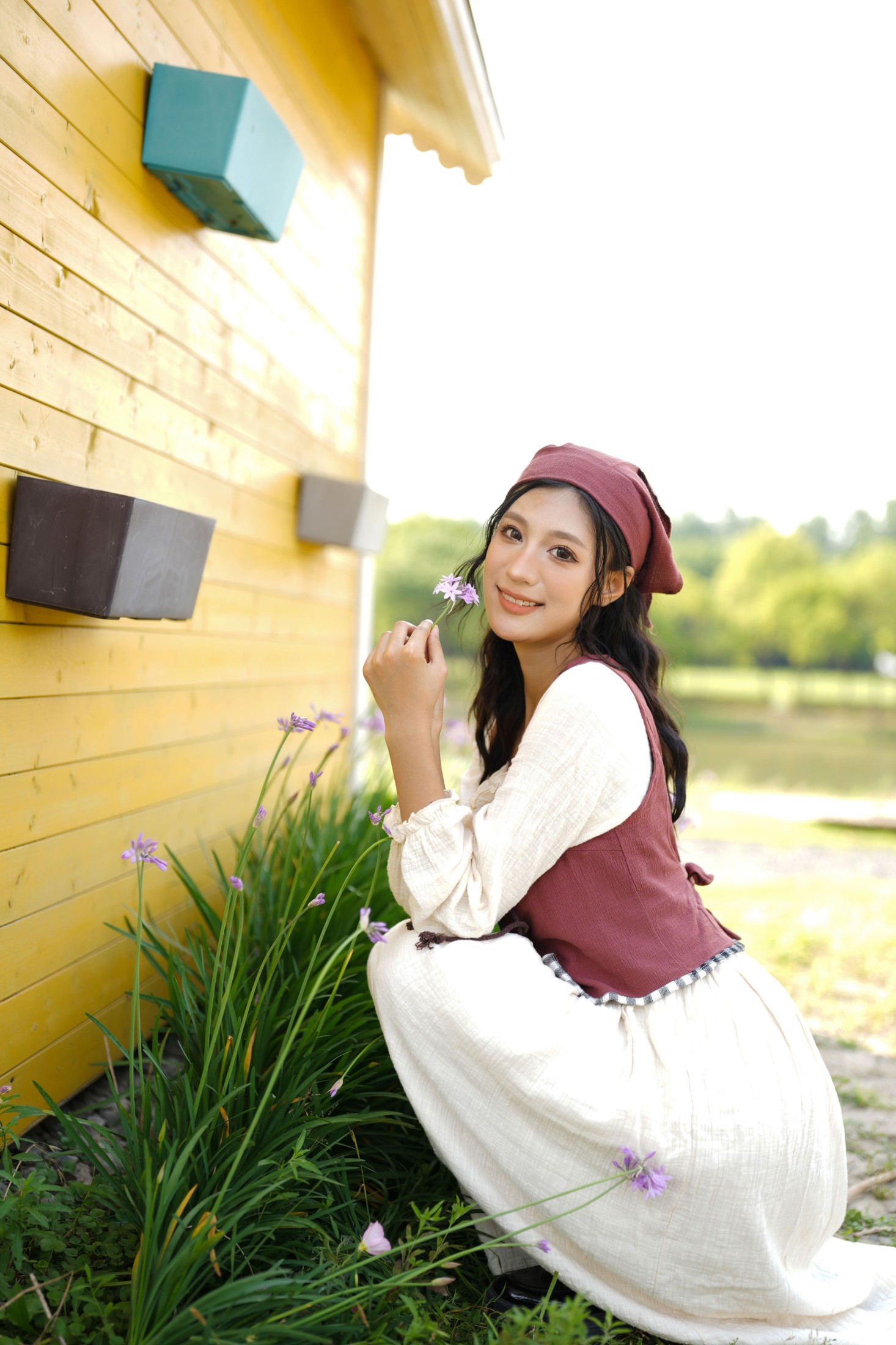图片[4]-苗苗 – 《花海初夏》[26P]-COS写真在线网