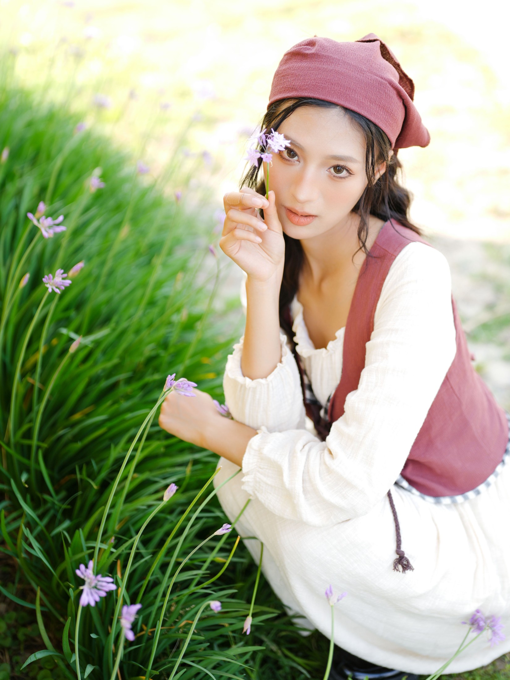 图片[5]-苗苗 – 《花海初夏》[26P]-COS写真在线网