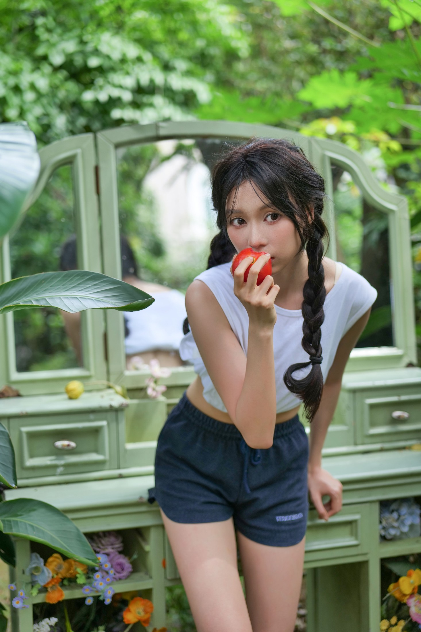 图片[4]-茵子吞籽儿 – 《花语少女·悠然时光》[31P]-COS写真在线网