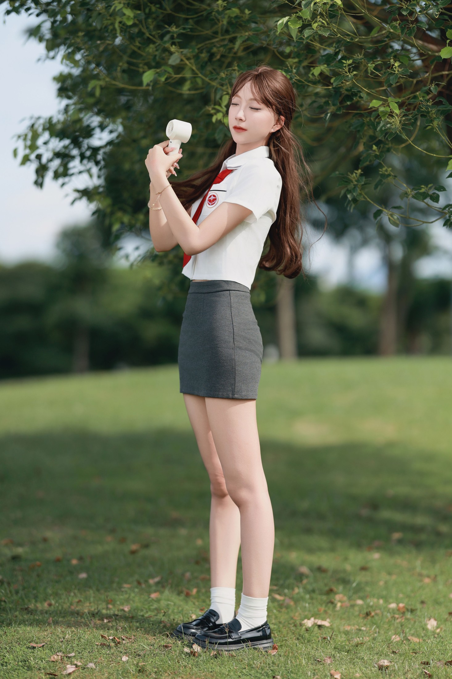 图片[3]-粥粥 – 《韩式JK女孩》[24P]-COS写真在线网