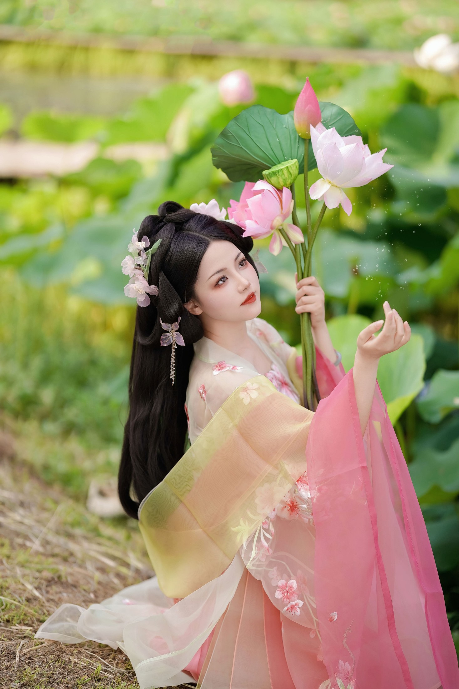 图片[5]-魚小鯉lili – 《误入藕花深处》[22P]-COS写真在线网