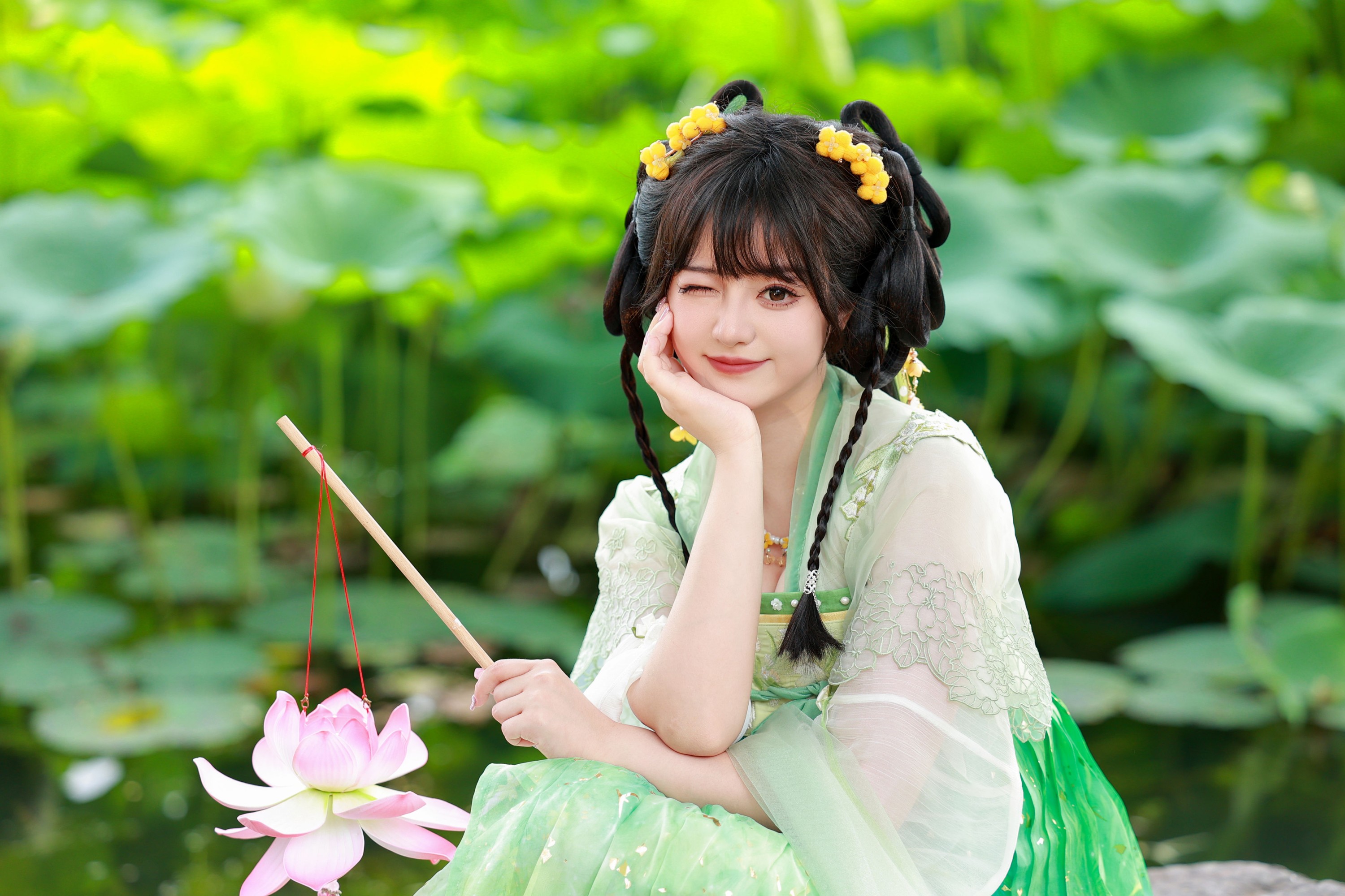 图片[5]-不可爱的禾禾喵 – 《荷塘少女》[28P]-COS写真在线网