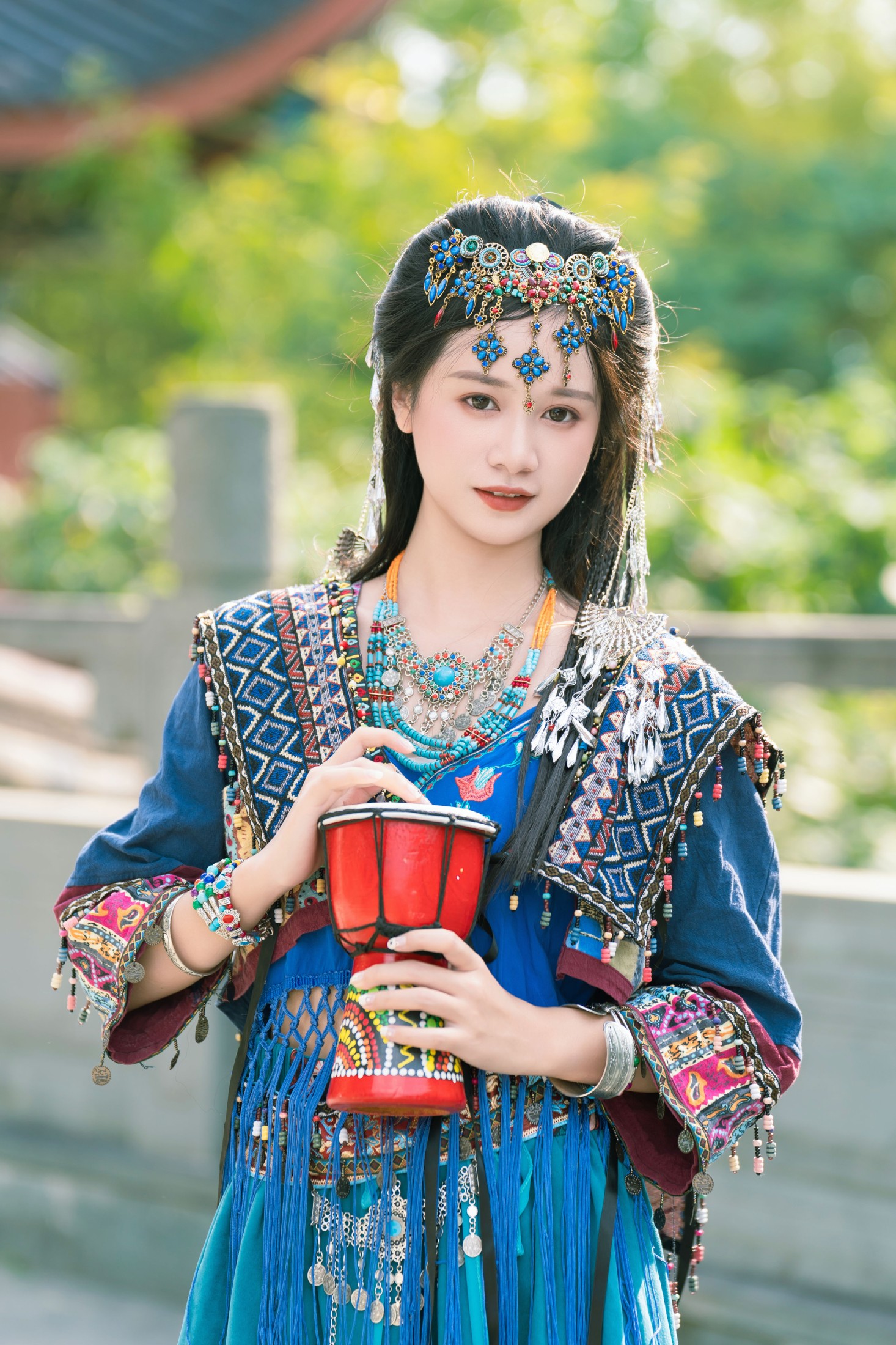 图片[3]-橙子舒 – 《永远热爱民族风》[21P]-COS写真在线网