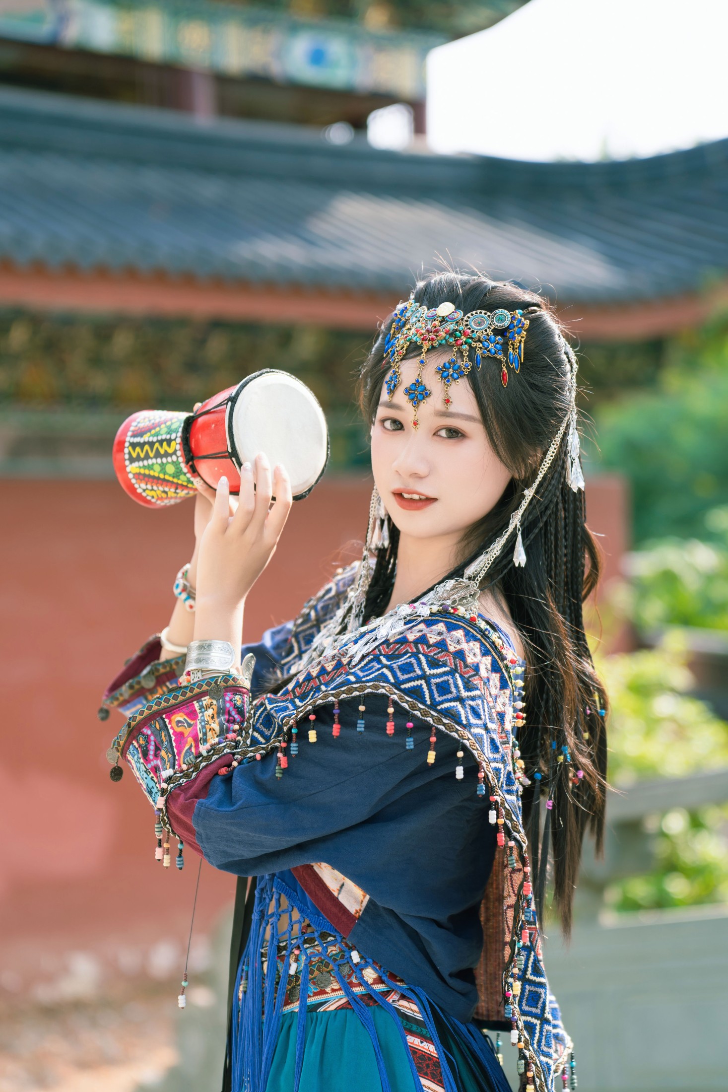 图片[4]-橙子舒 – 《永远热爱民族风》[21P]-COS写真在线网