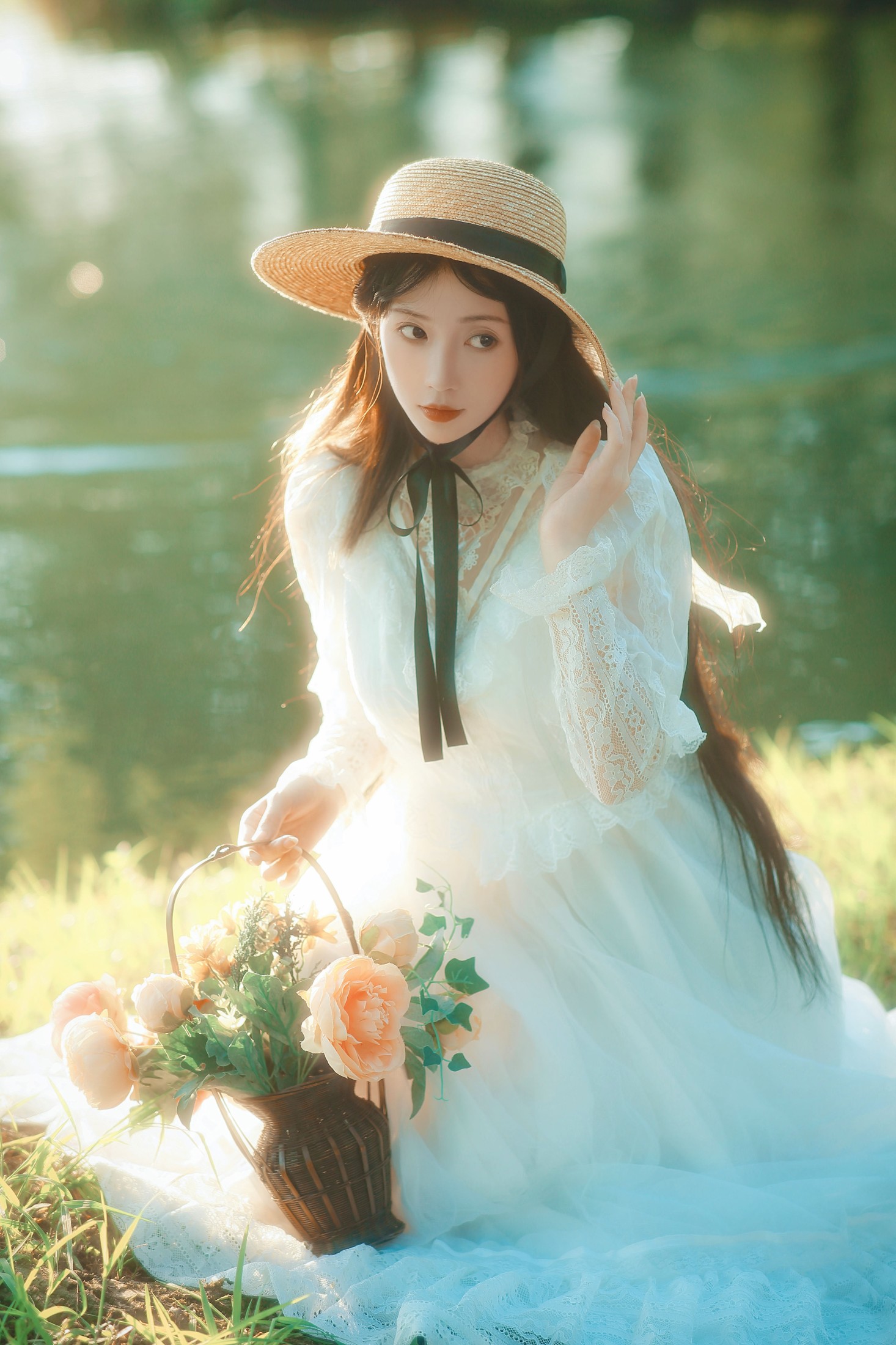 图片[3]-柳柳杨柳柳_  – 《湖边假日》[39P]-COS写真在线网