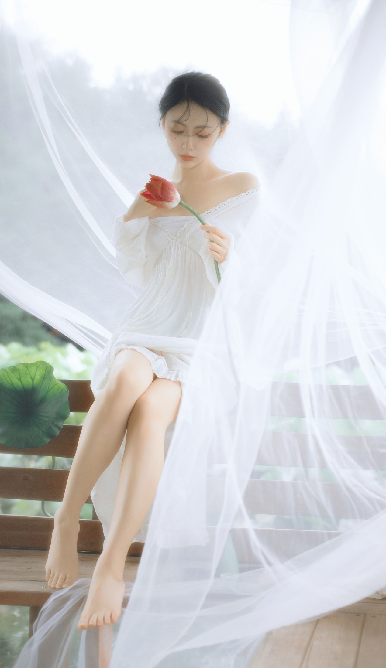 图片[5]-是昂羊呀 – 《荷塘梦·相思》[51P]-COS写真在线网