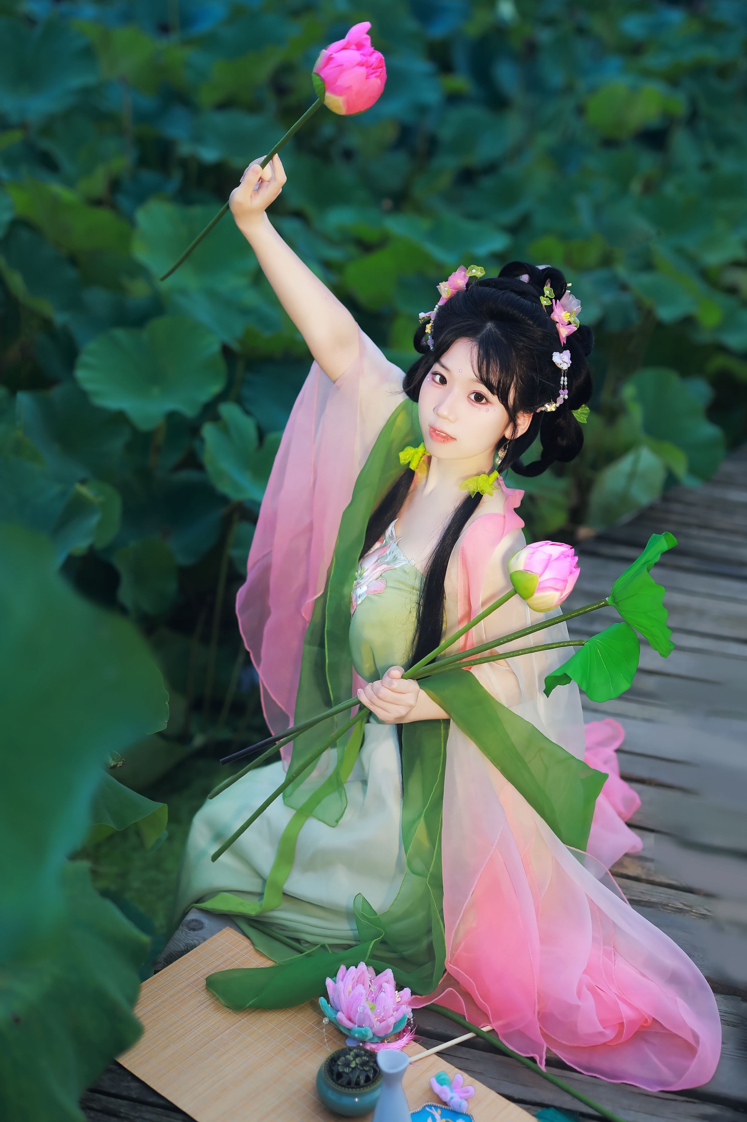 图片[4]-周周Ay – 《小荷妖》[23P]-COS写真在线网