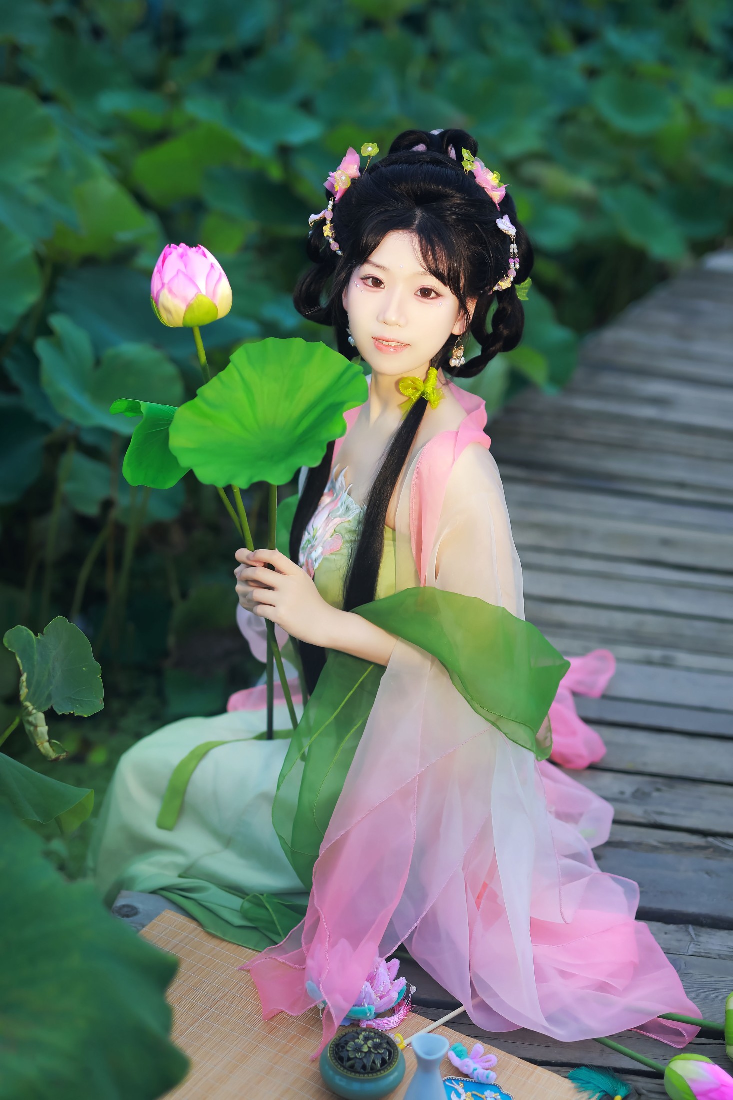 图片[3]-周周Ay – 《小荷妖》[23P]-COS写真在线网
