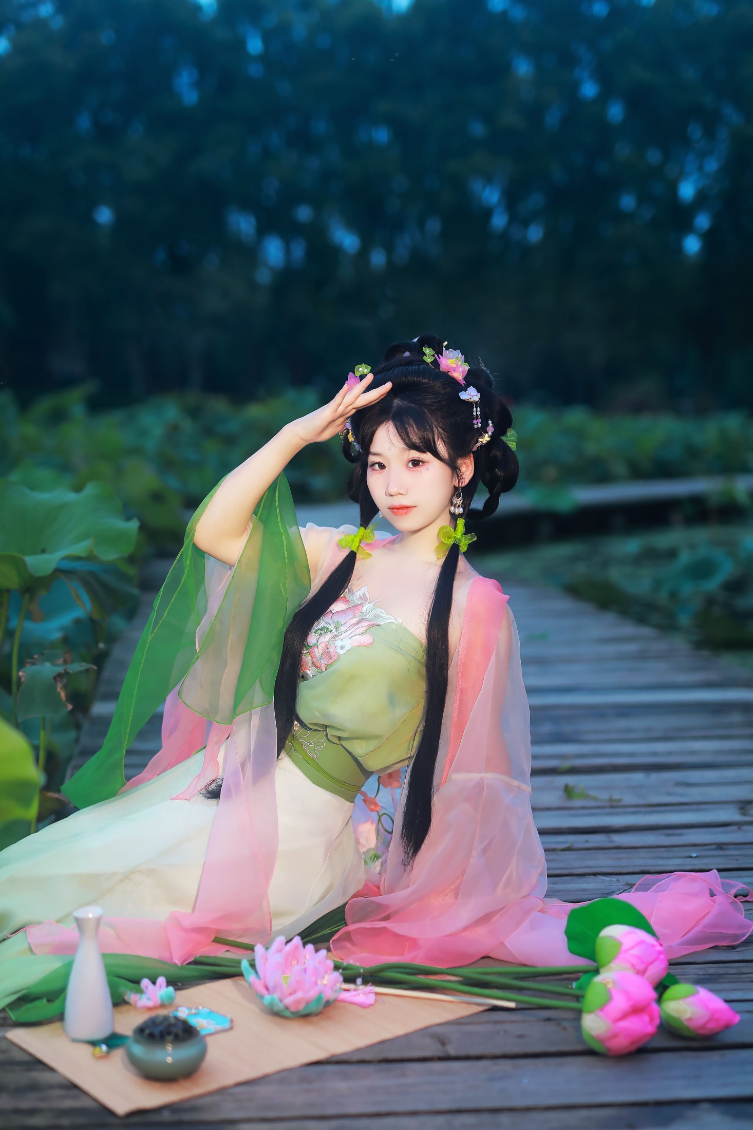 图片[5]-周周Ay – 《小荷妖》[23P]-COS写真在线网