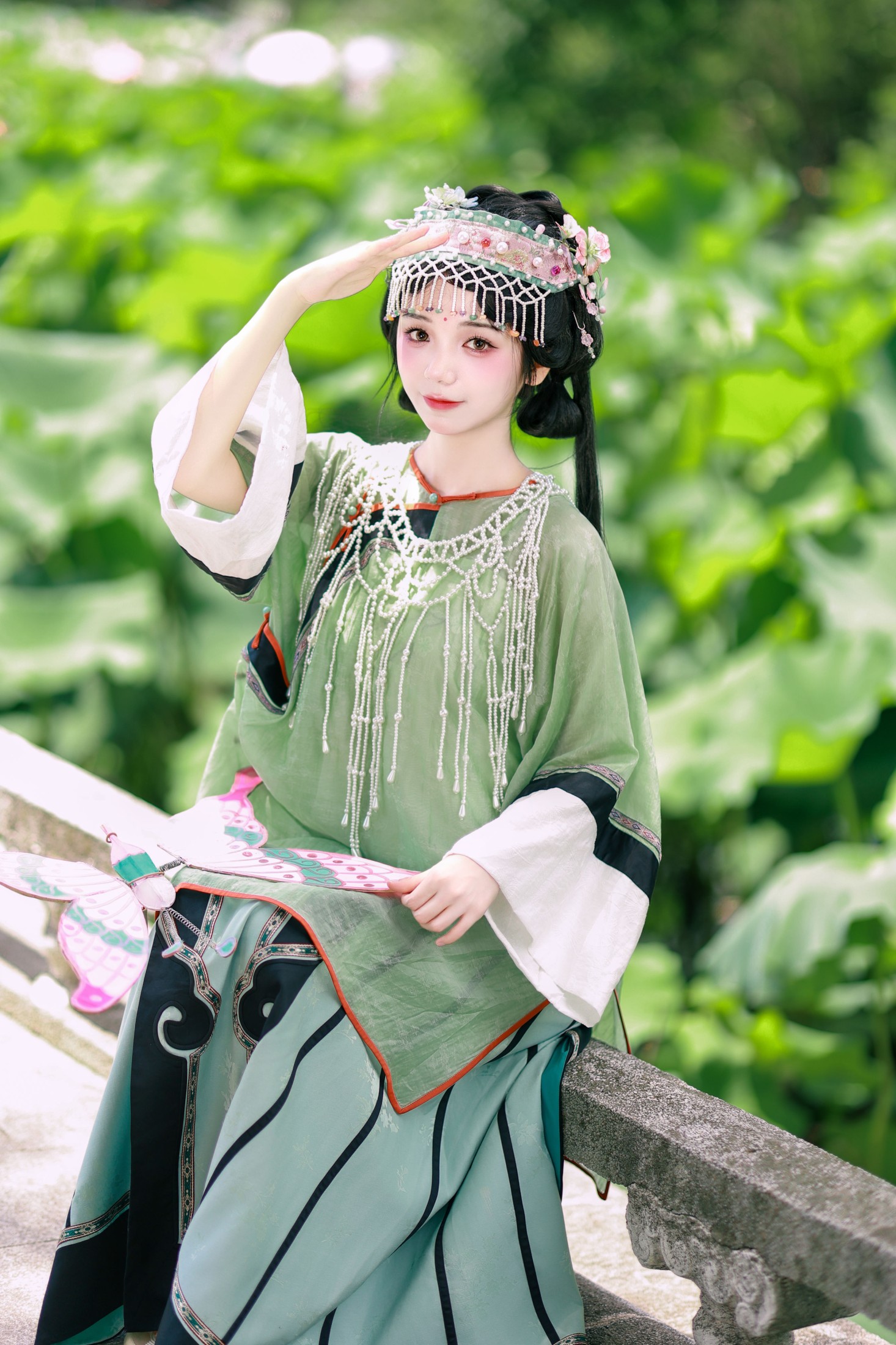 图片[5]-戒软糖 – 《绿罗裙》[28P]-COS写真在线网