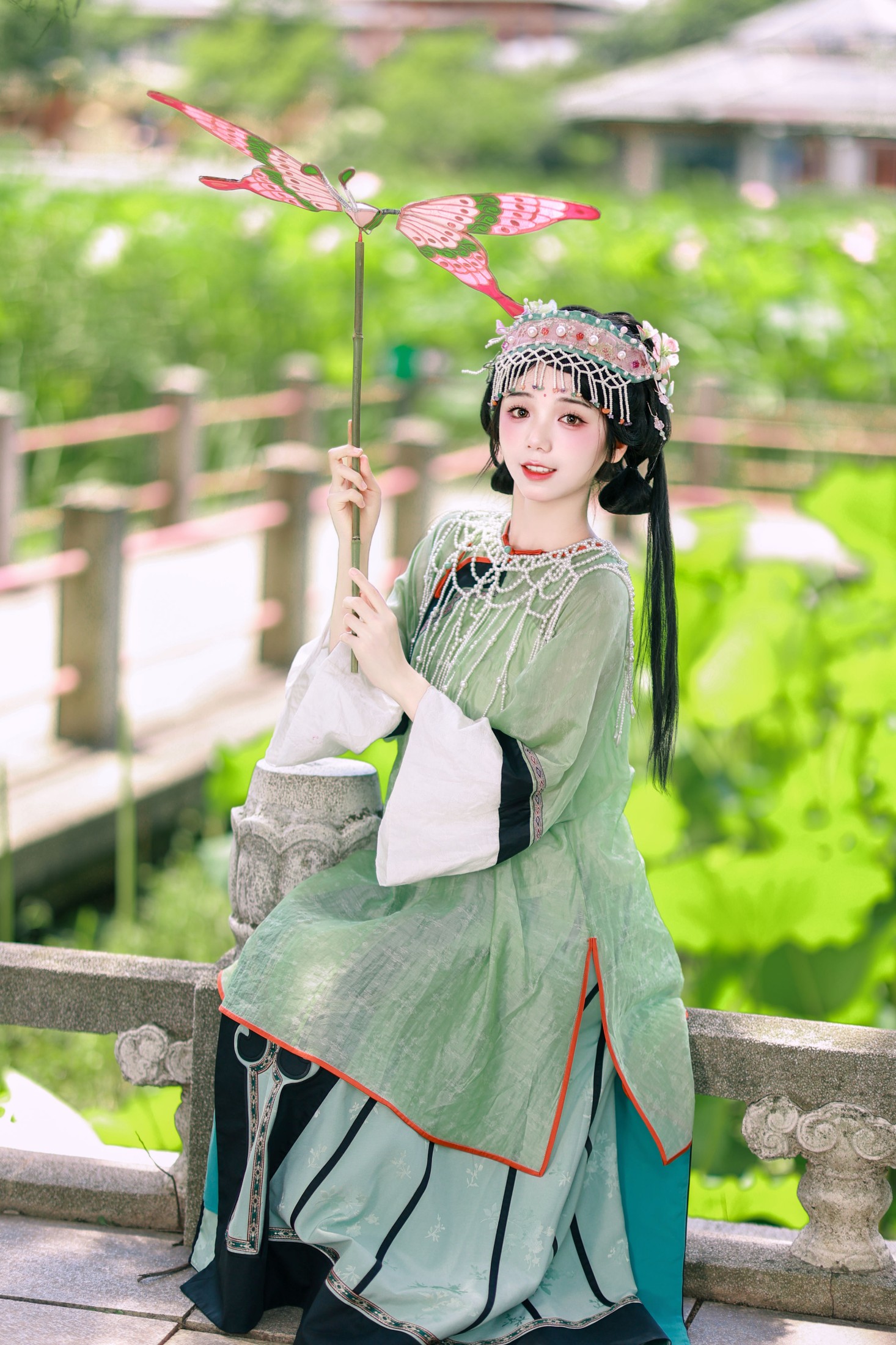 图片[4]-戒软糖 – 《绿罗裙》[28P]-COS写真在线网