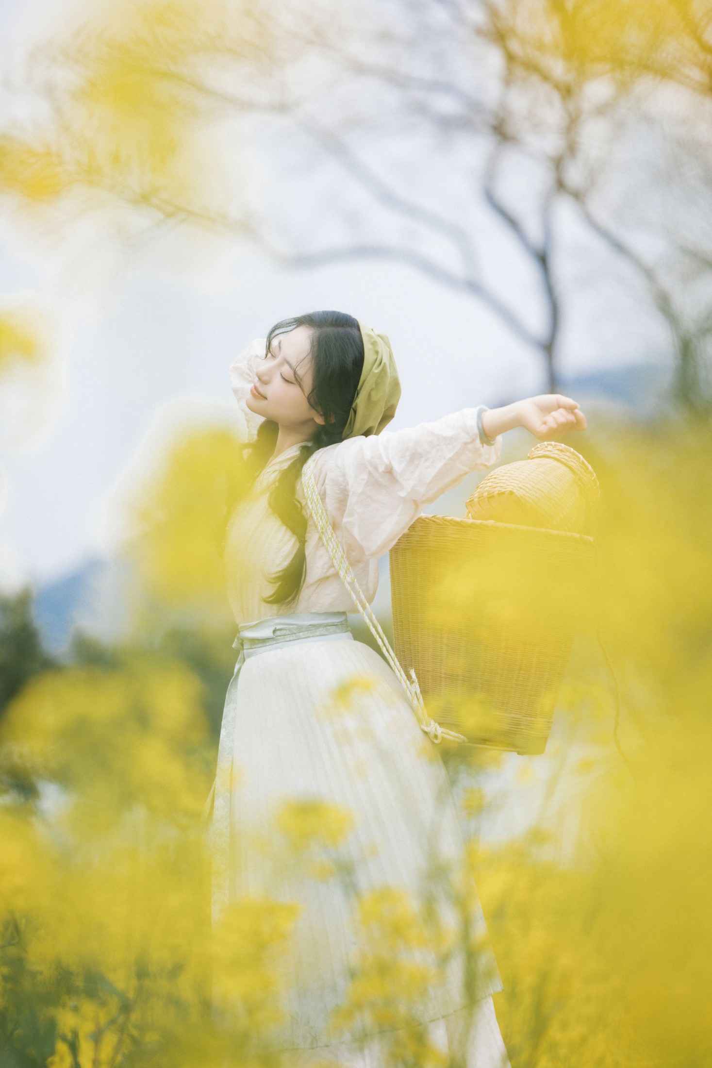 图片[4]-衔鹿 – 《油菜花与少女》[34P]-COS写真在线网