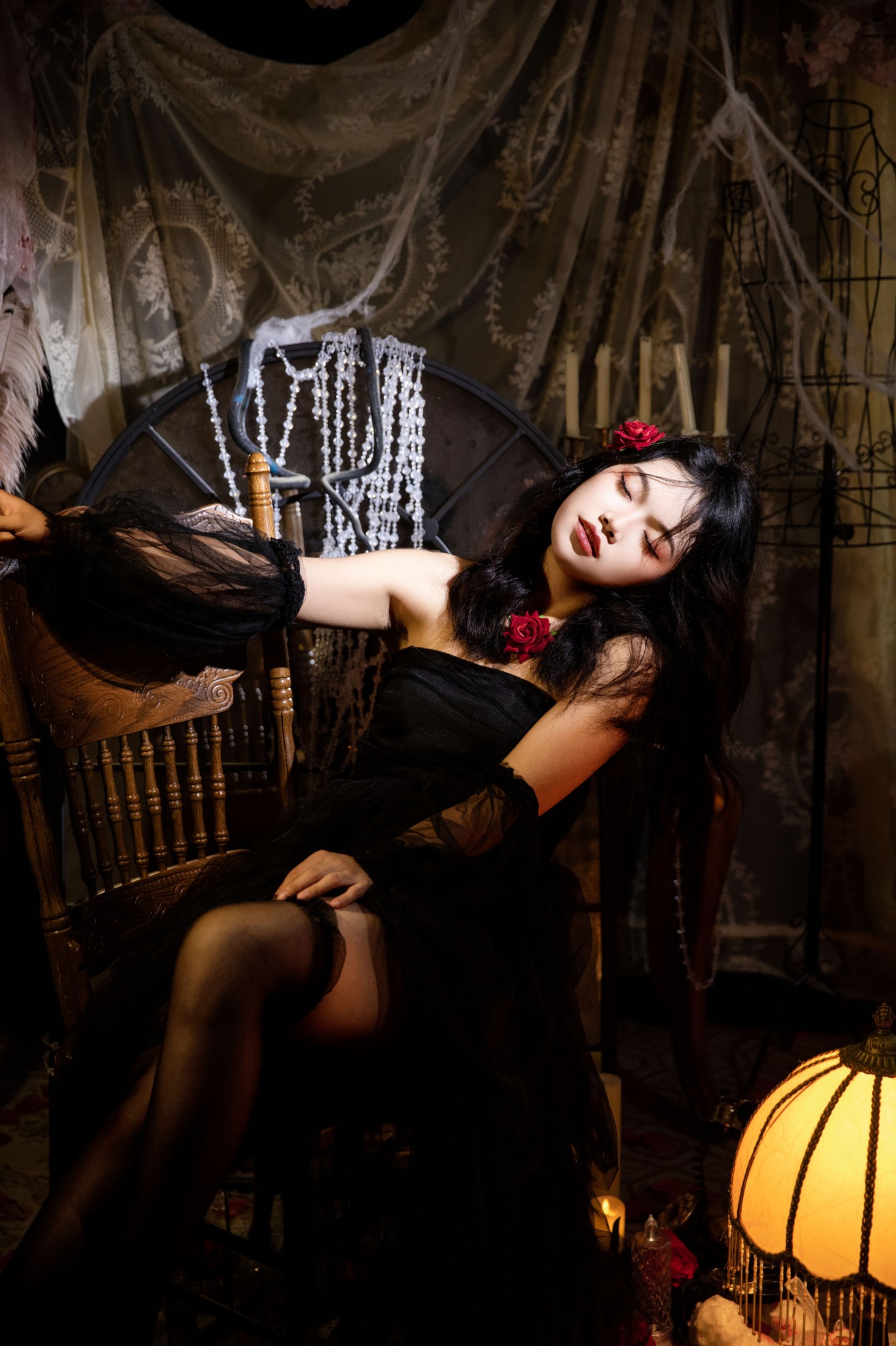 图片[5]-婉仪 – 《玫瑰女郎》[22P]-COS写真在线网