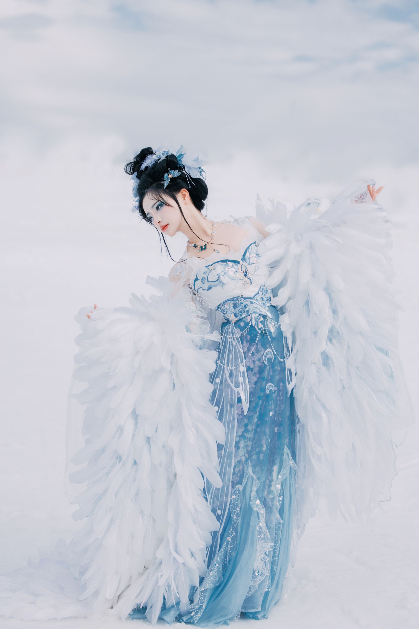 图片[5]-衔鹿 – 《雪中鹤》[22P]-COS写真在线网